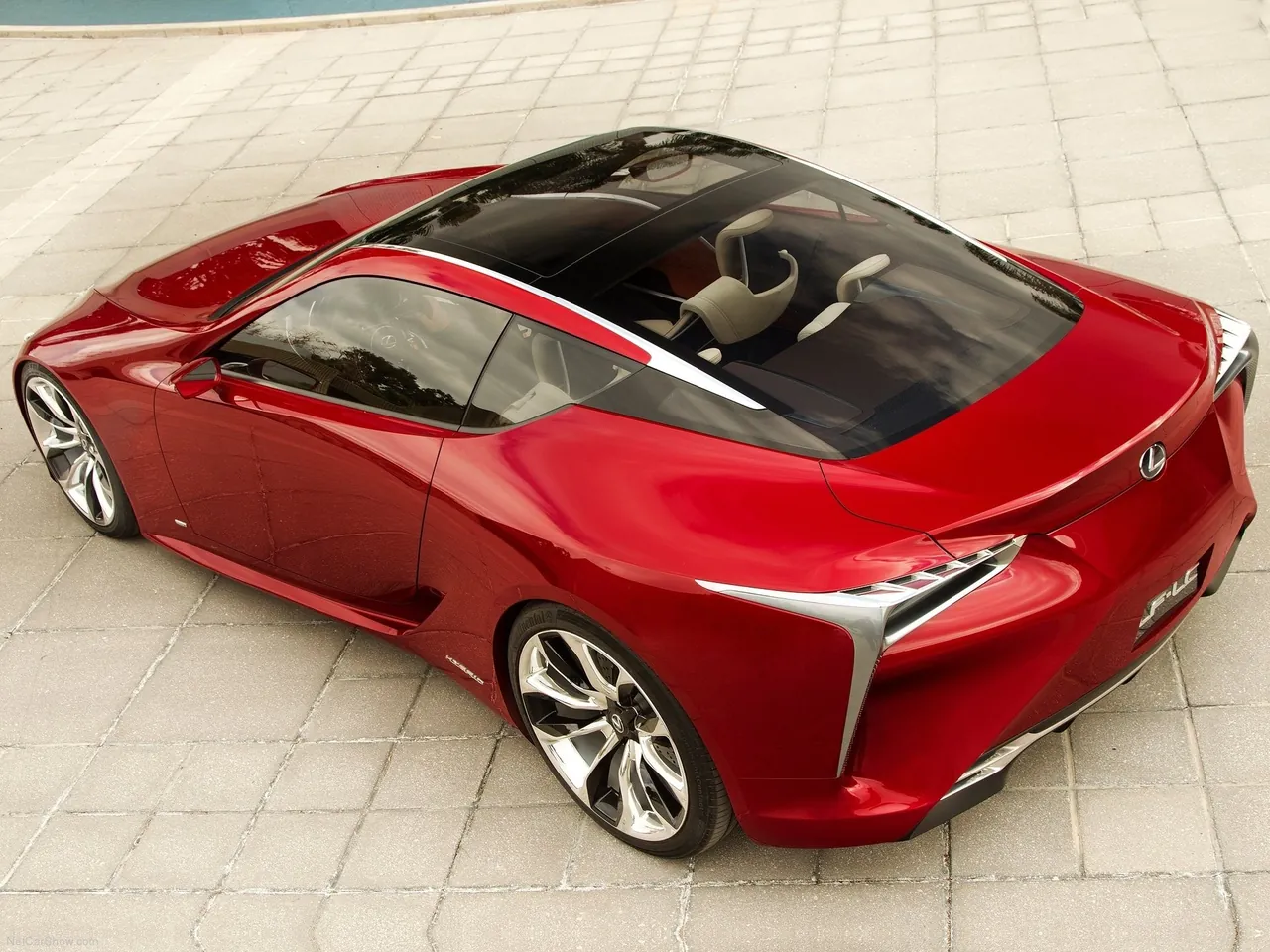 Lexus LF-LC Concept (2012) – zadní tříčtvrteční pohled