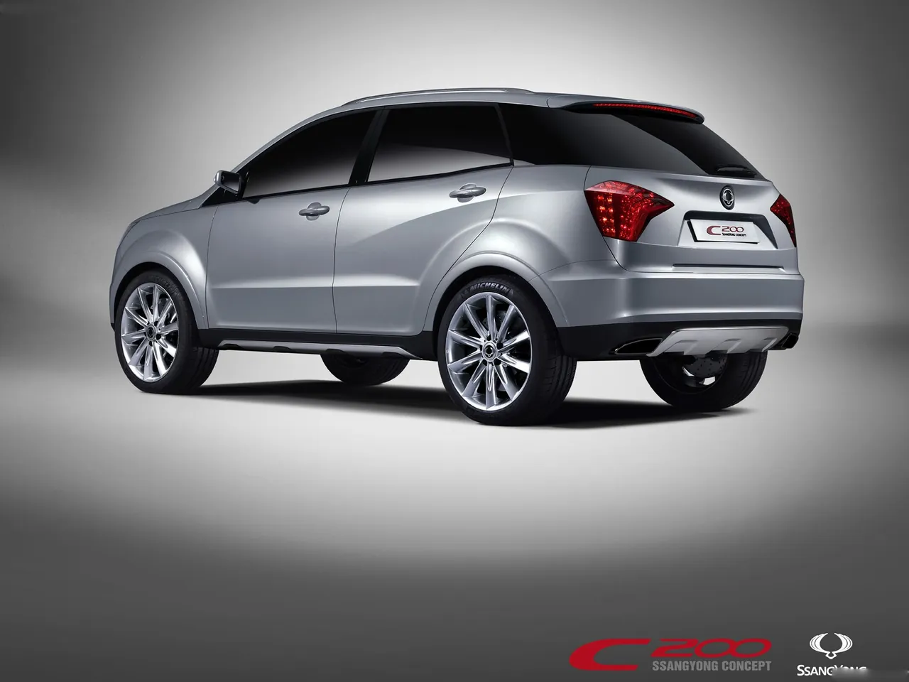 SsangYong C200 Concept (2008) – zadní tříčtvrteční pohled