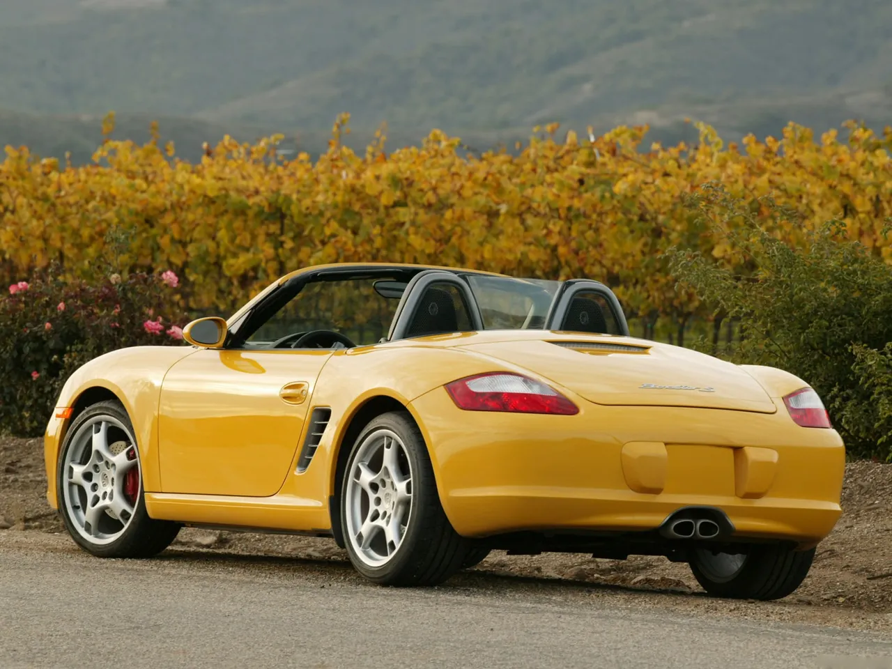 Porsche Boxster S (2006) - Rear Three-Quarter