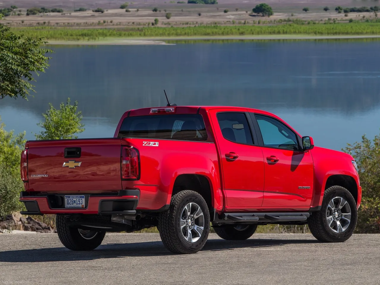Chevrolet Colorado (2015) – zadní tříčtvrteční pohled