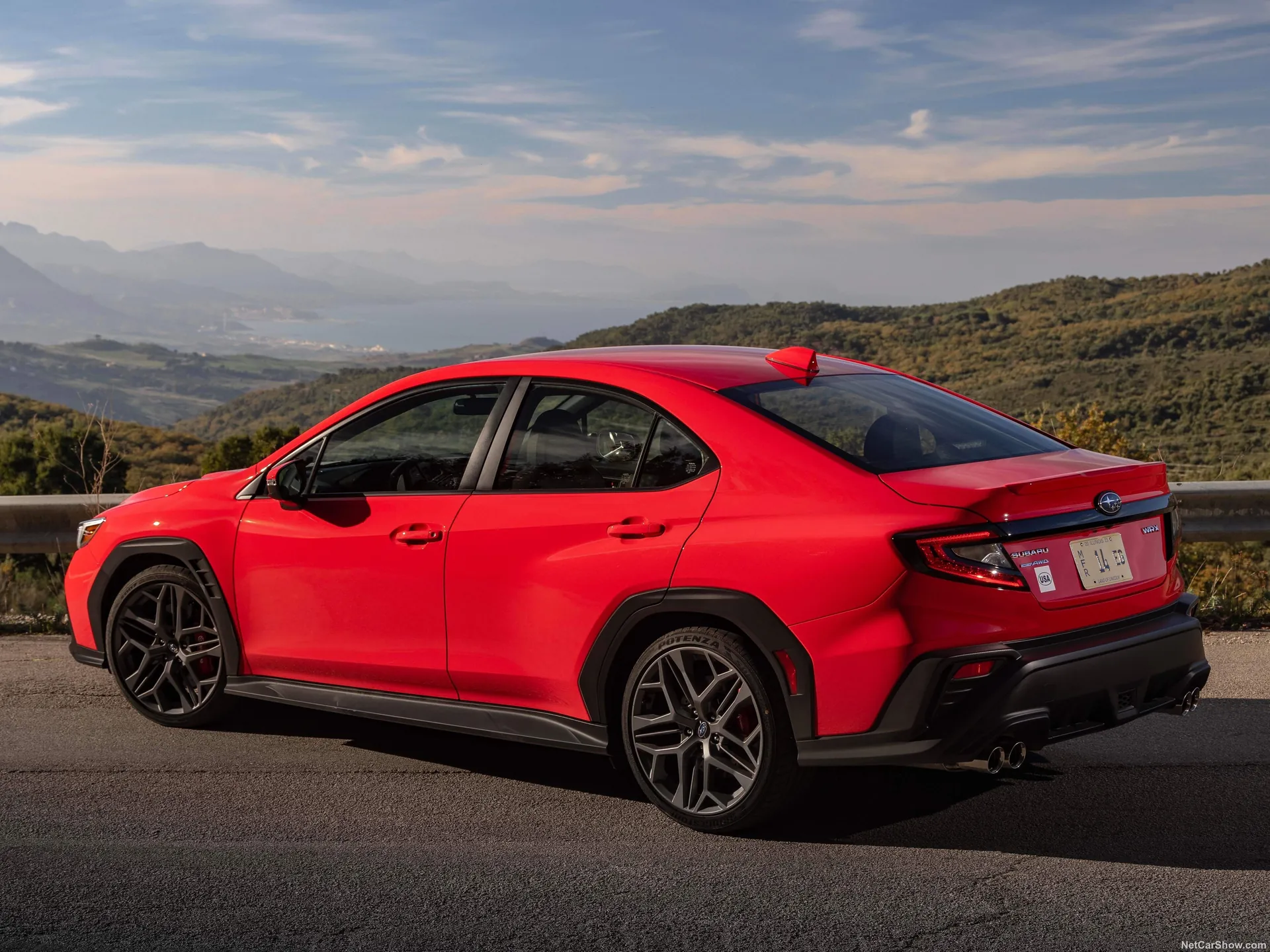 Subaru WRX TR (2024) – zadní tříčtvrteční pohled