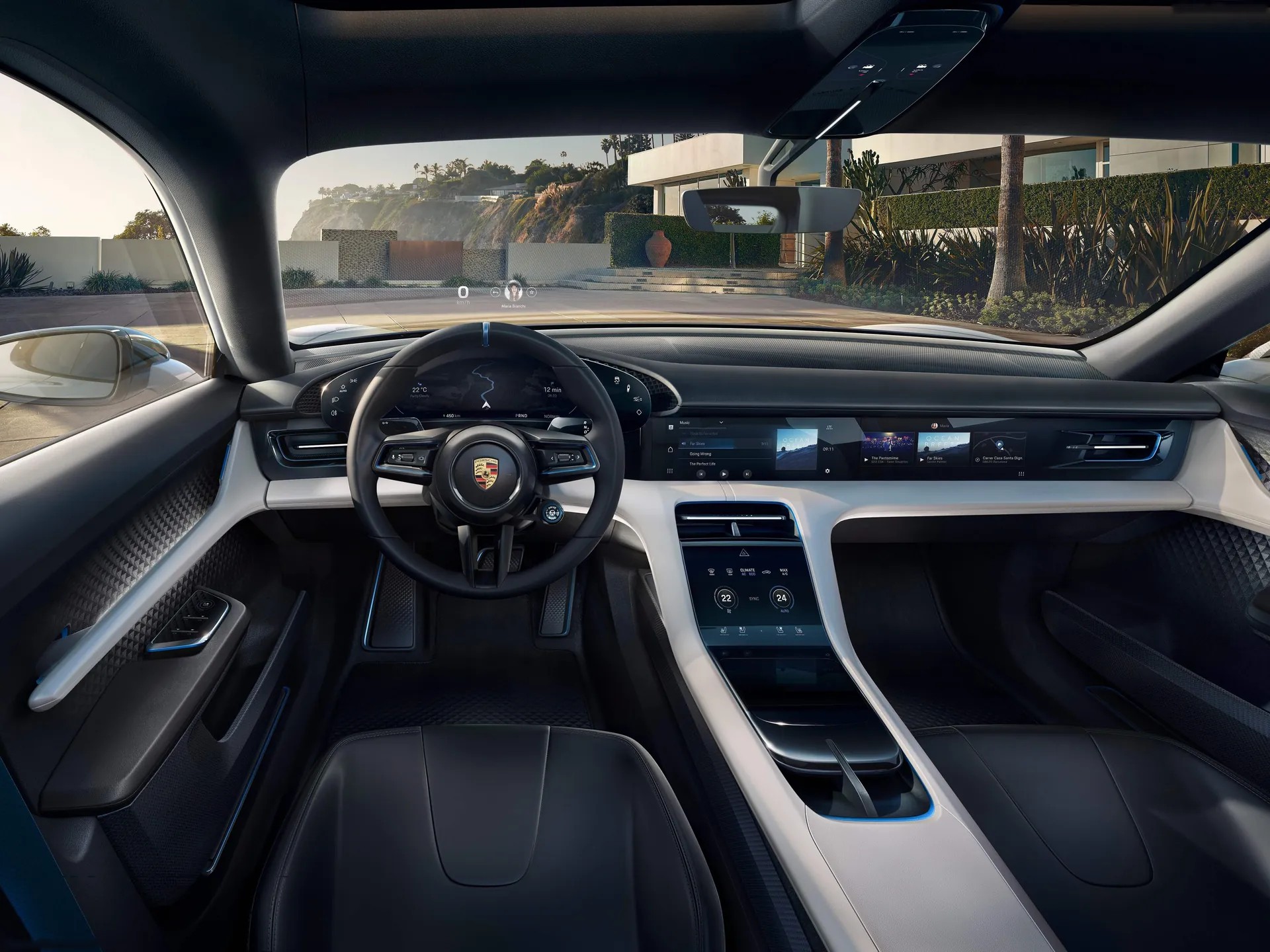 Porsche Mission E Cross Turismo Concept (2018) – interiér