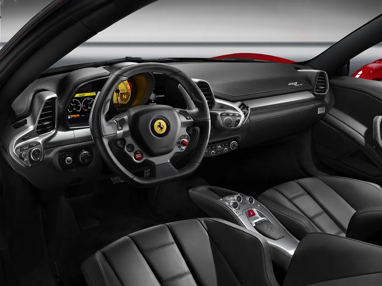 Ferrari 458 Italia (2011) – interiér
