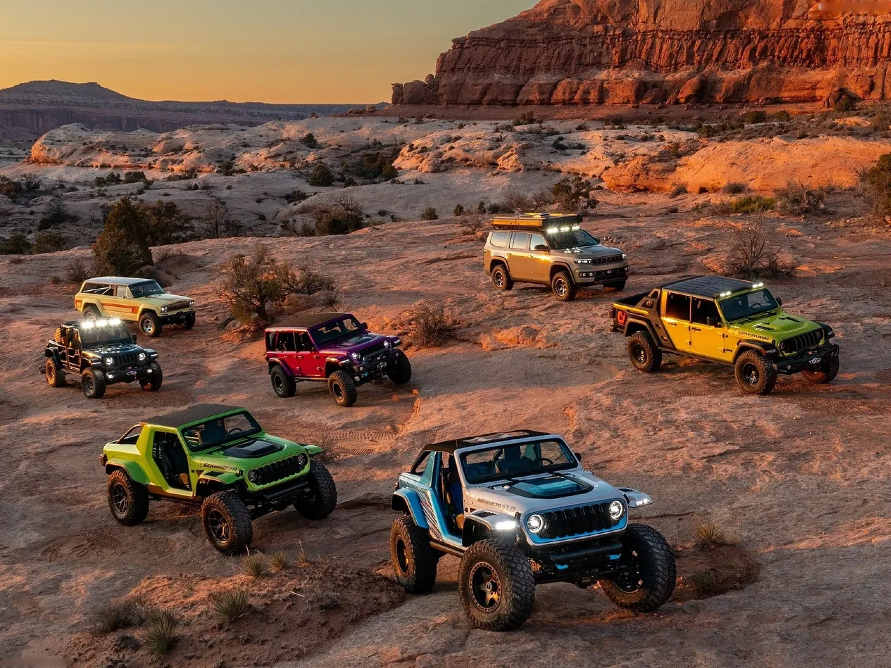 Jeep Wrangler Magneto 3.0 Concept (2023) – skupinový snímek