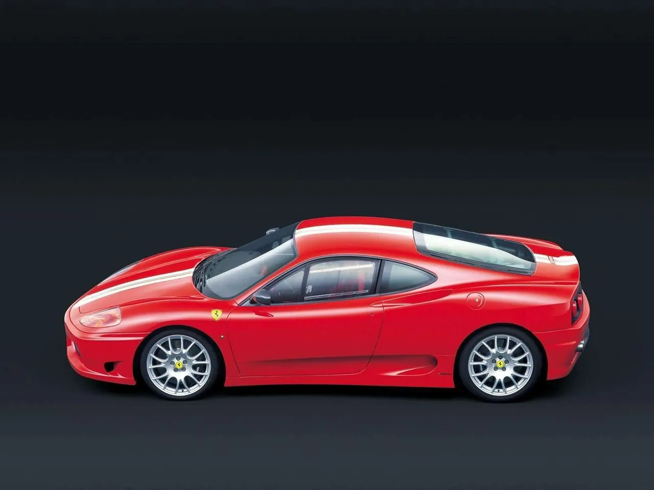 Ferrari 360 Challenge Stradale (2003) – boční profil