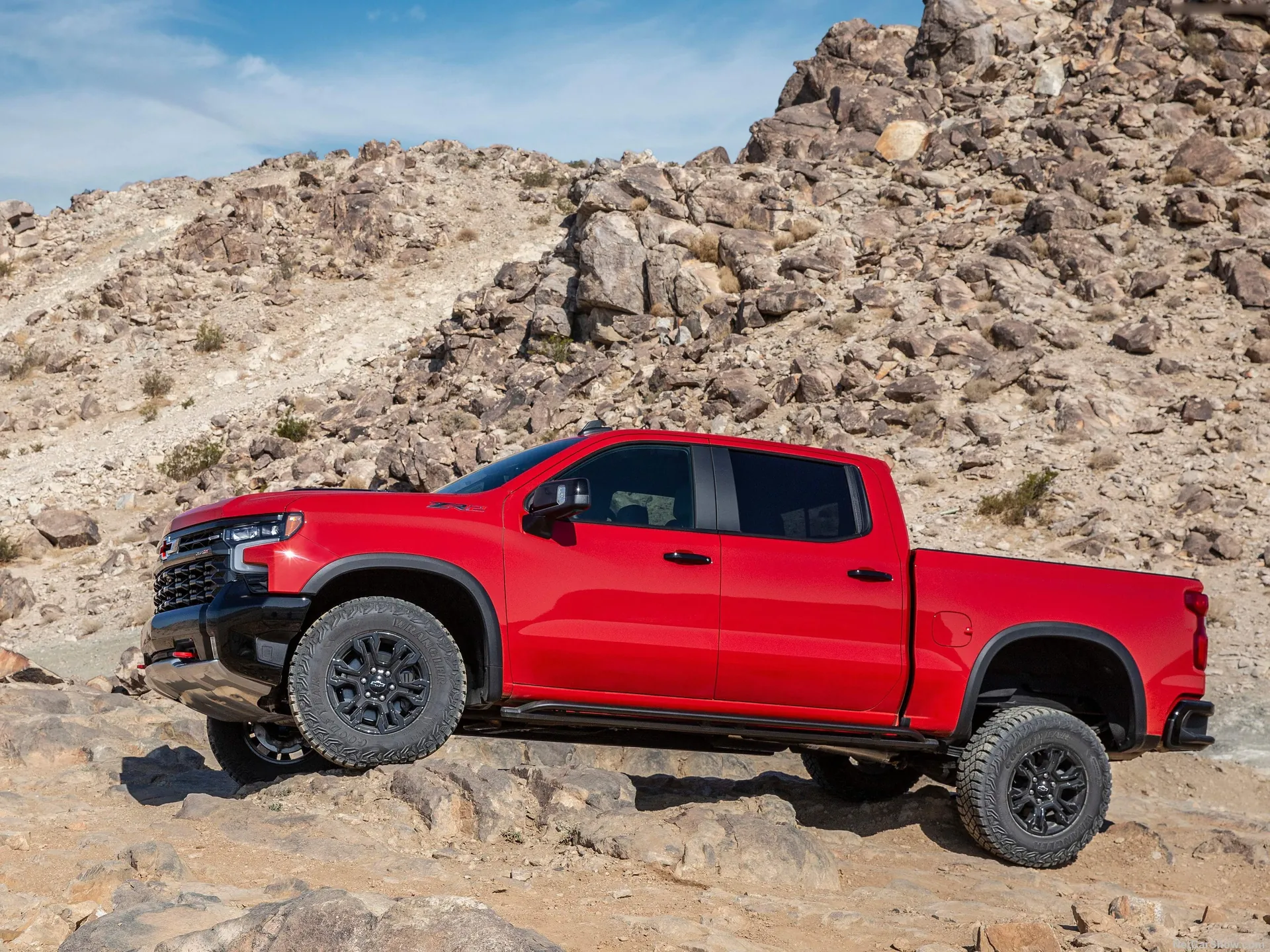 Chevrolet Silverado (2022) – boční profil