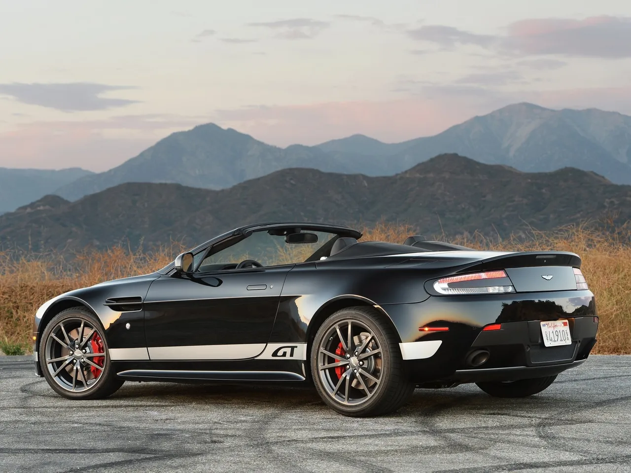 Aston Martin V8 Vantage GT Roadster (2015) - Rear Three-Quarter