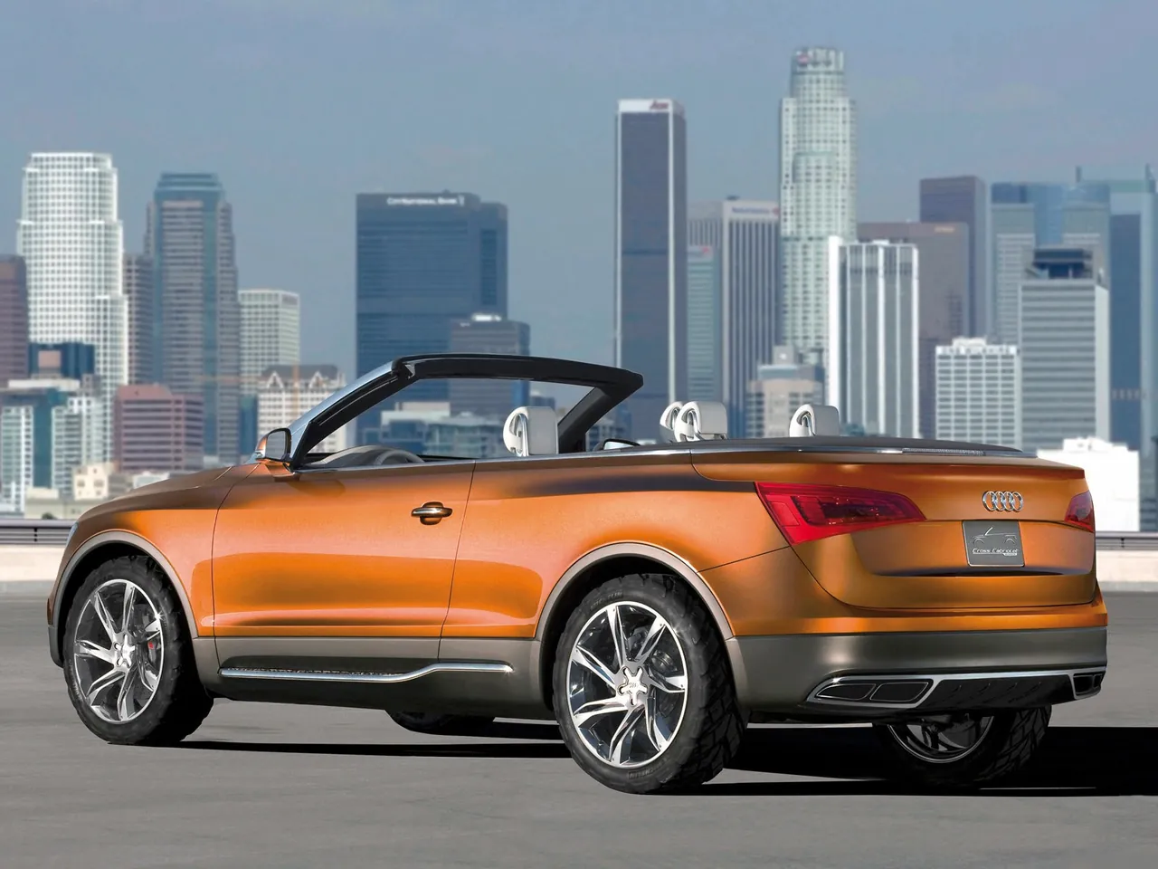 Audi Cross Cabriolet quattro Concept (2007) – zadní tříčtvrteční pohled