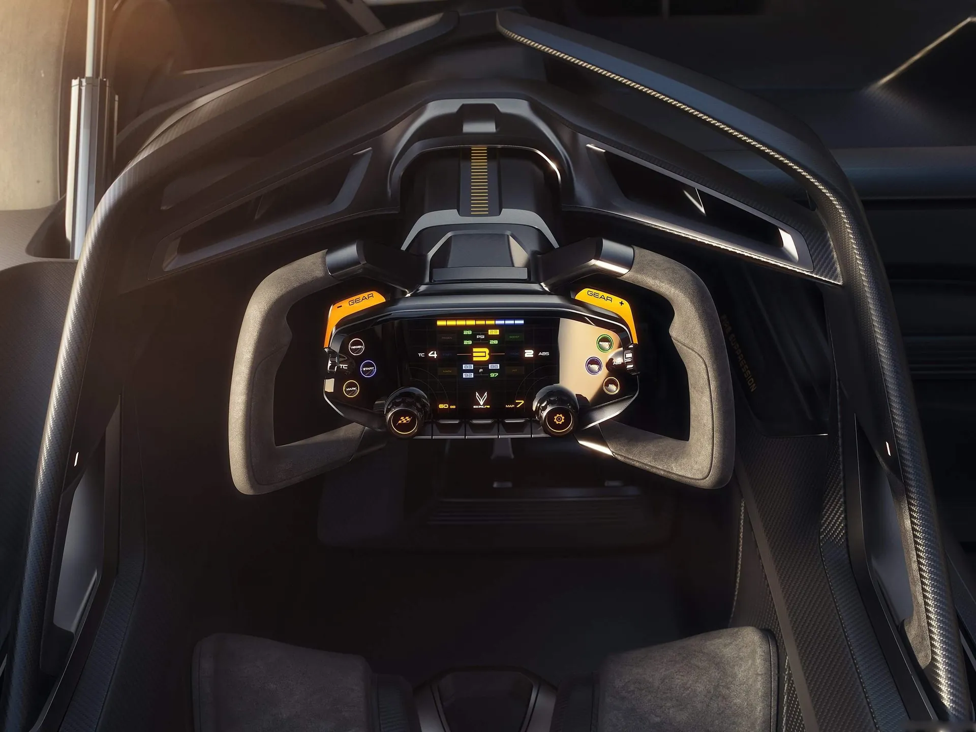 Chevrolet Corvette CX.R VGT Concept (2025) – interiér