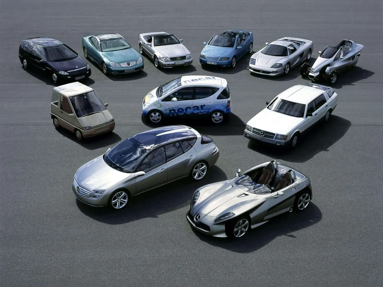 Mercedes-Benz Auto 2000 Concept (1981) - Group Shot