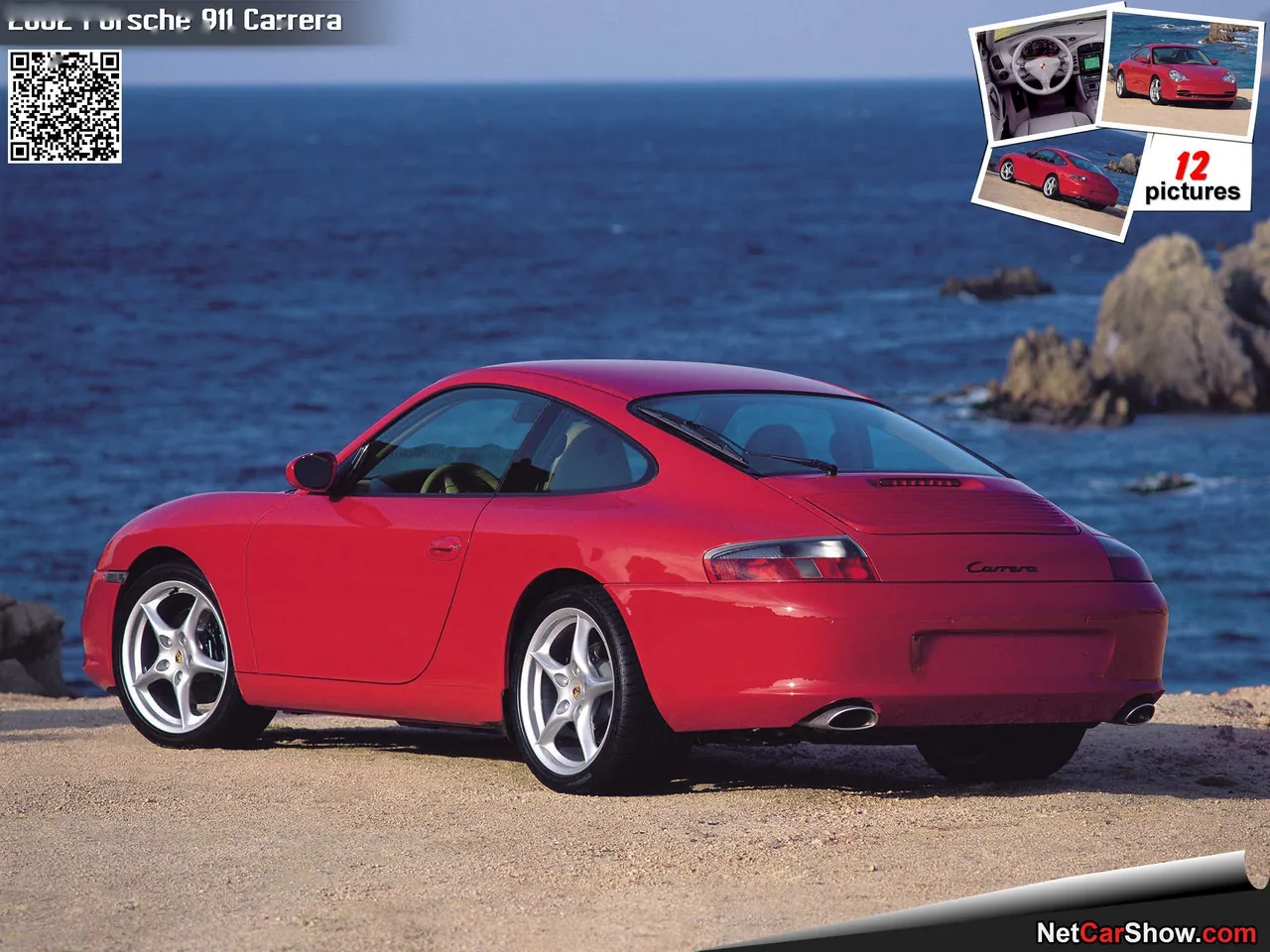 Porsche 911 Carrera (2002) - Rear Three-Quarter