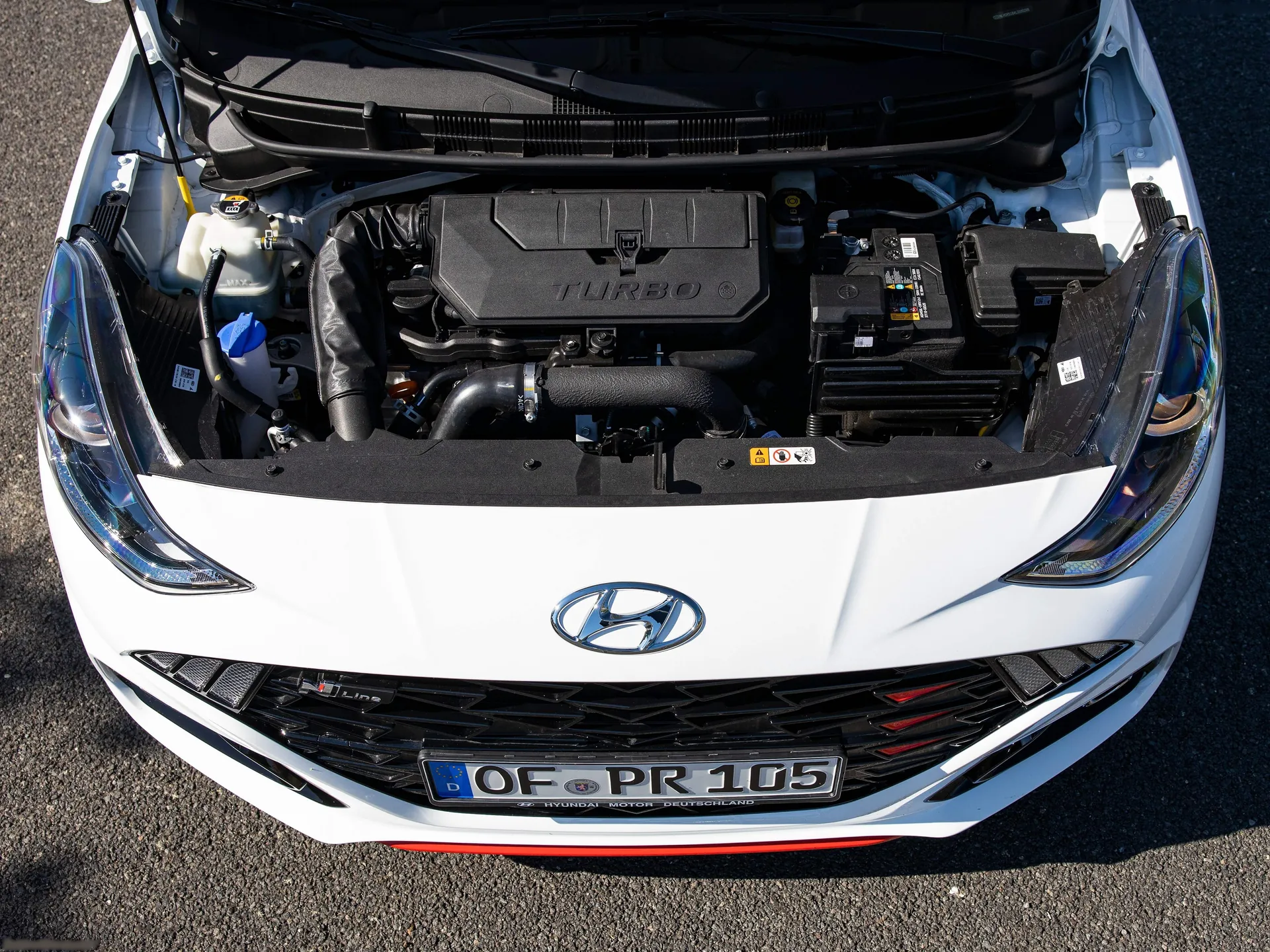 Hyundai i10 N Line (2020) – motorový prostor
