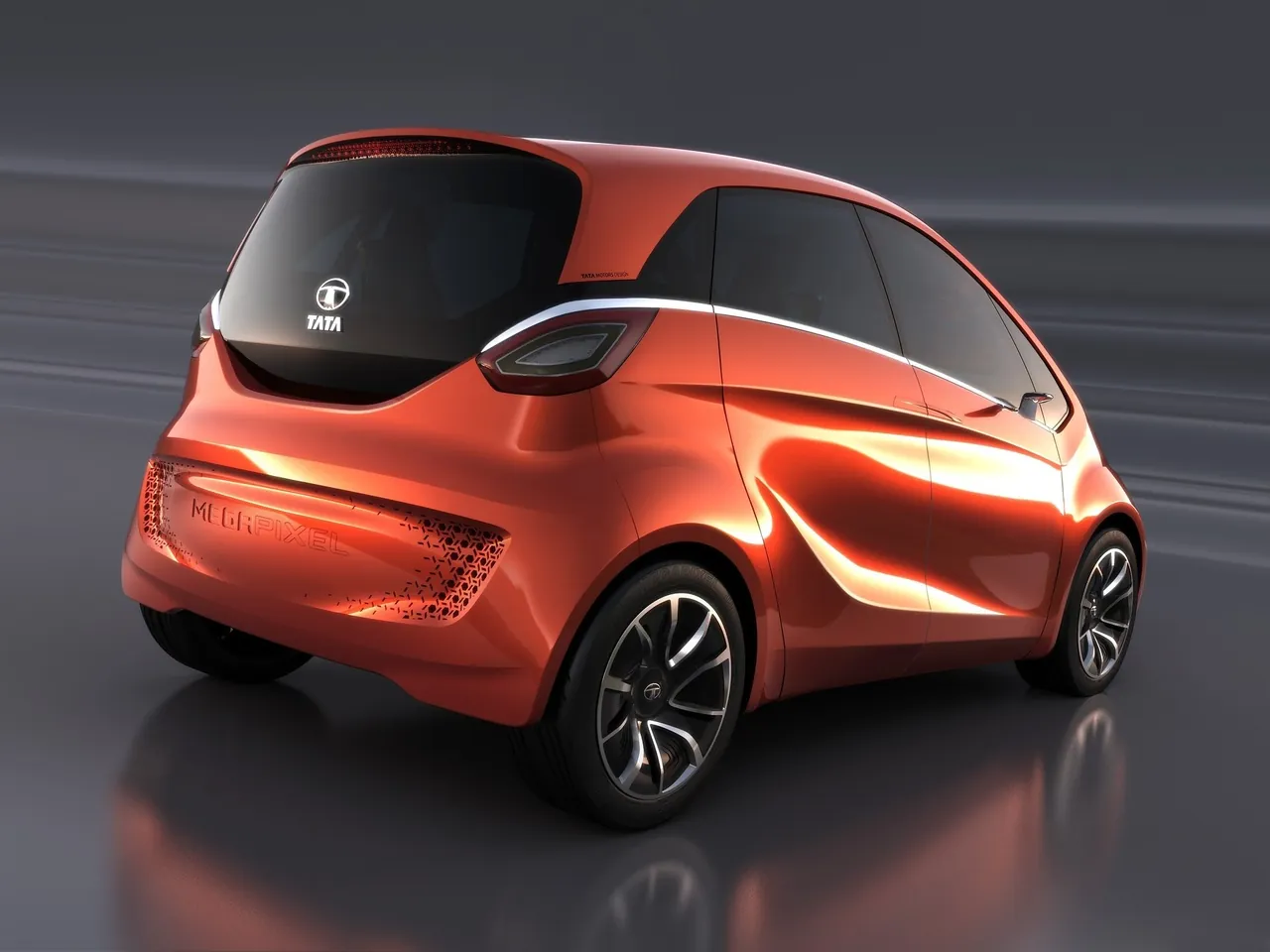 Tata Megapixel Concept (2012) – zadní tříčtvrteční pohled