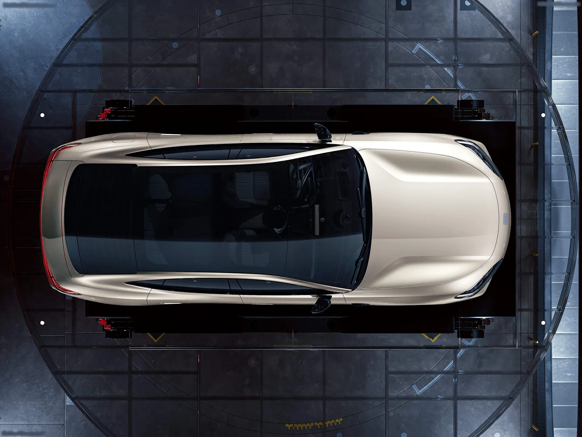 Geely Galaxy TT (2027) – pohled shora