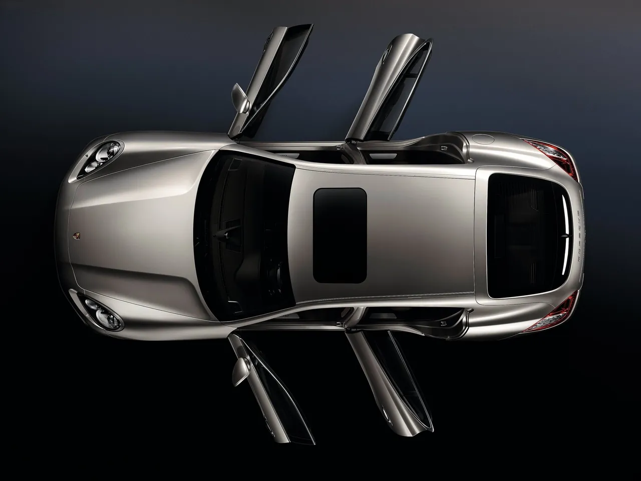 Porsche Panamera (2010) – pohled shora