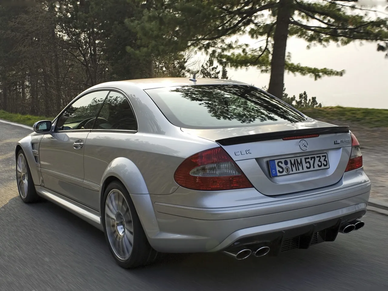 Mercedes-Benz CLK63 AMG Black Series (2008) - Rear Three-Quarter