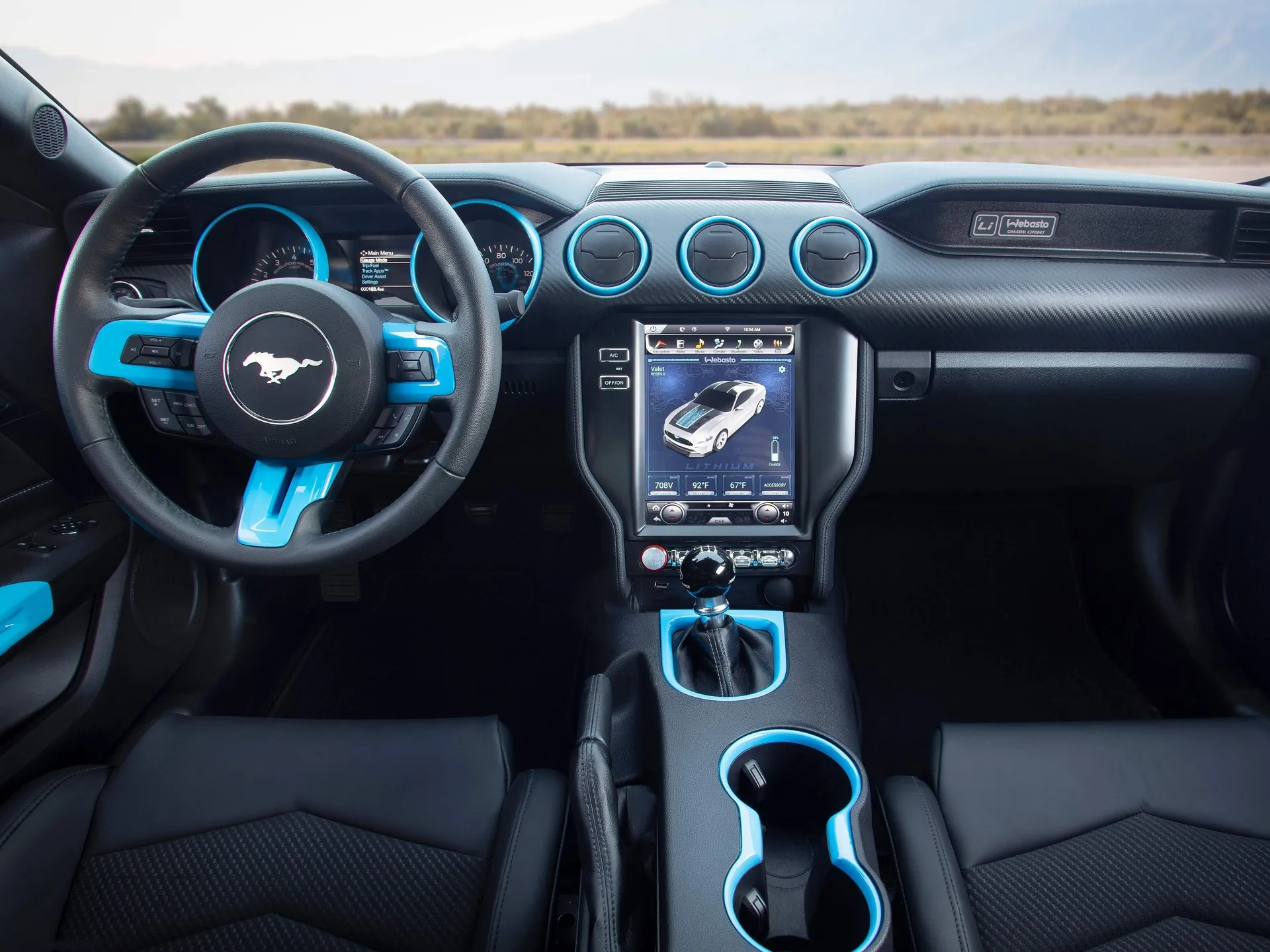 Ford Mustang Lithium Concept (2019) – interiér