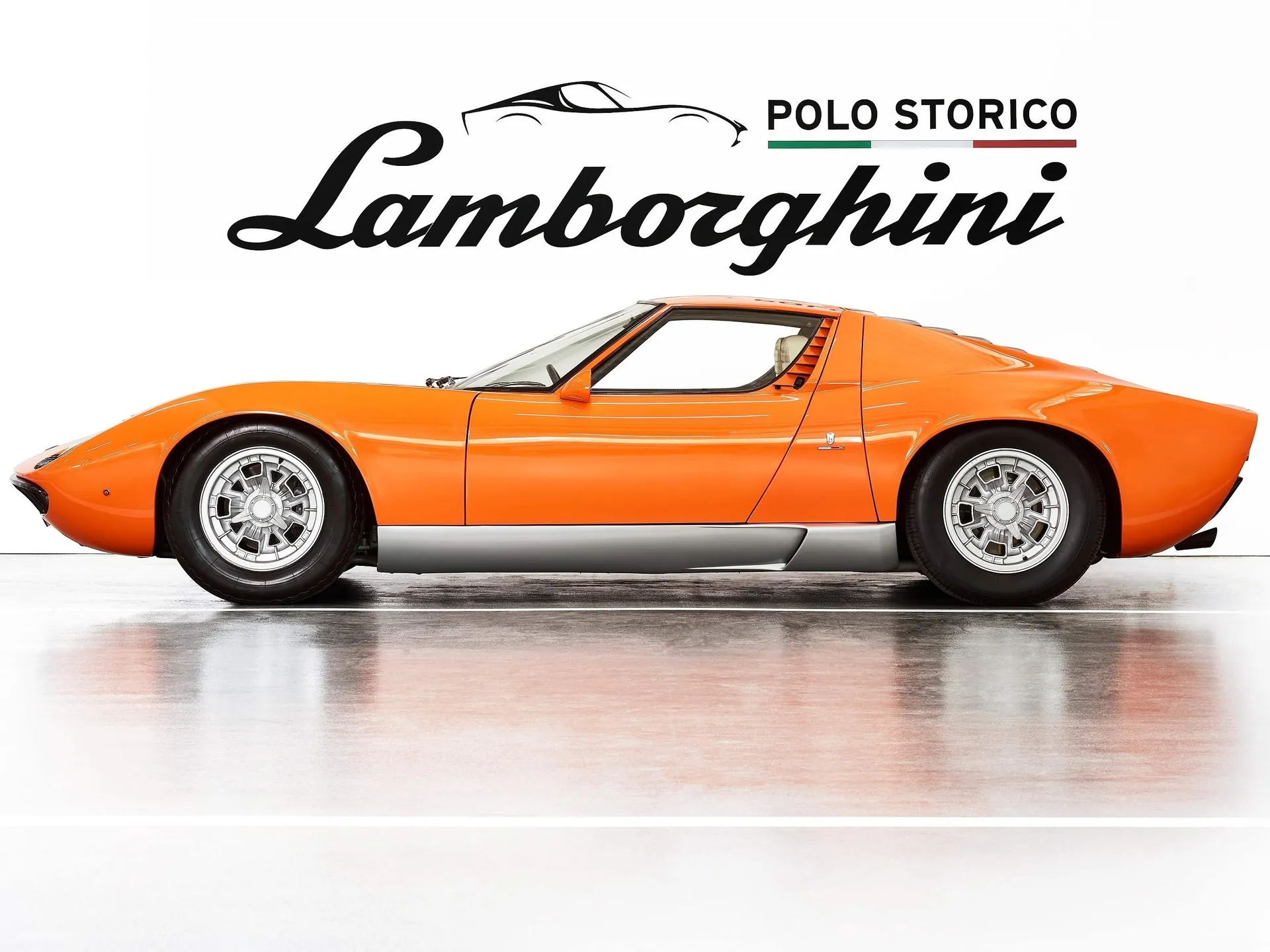 Lamborghini Miura P400 (1968) – boční profil