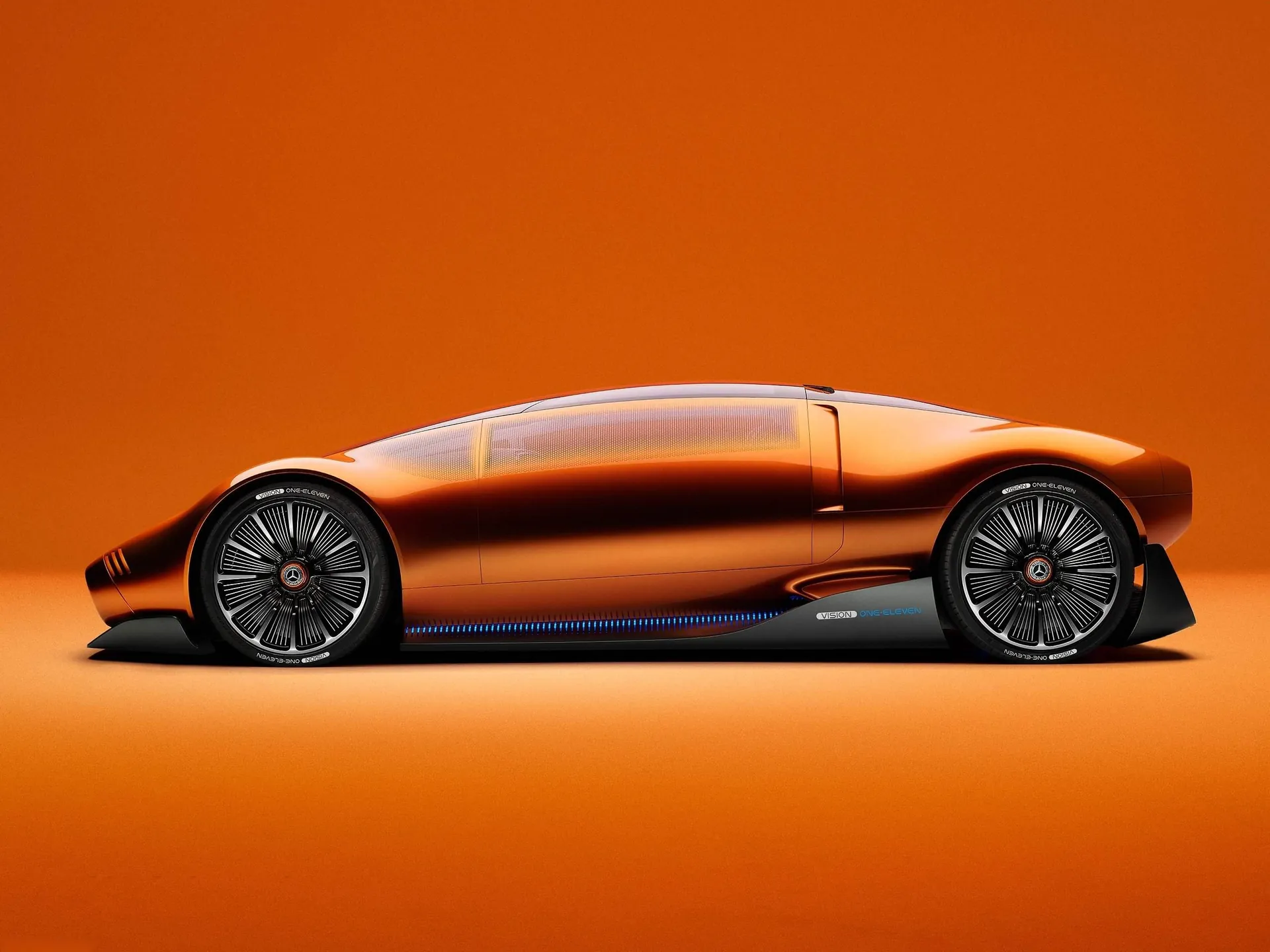 Mercedes-Benz Vision One-Eleven Concept (2023) – boční profil