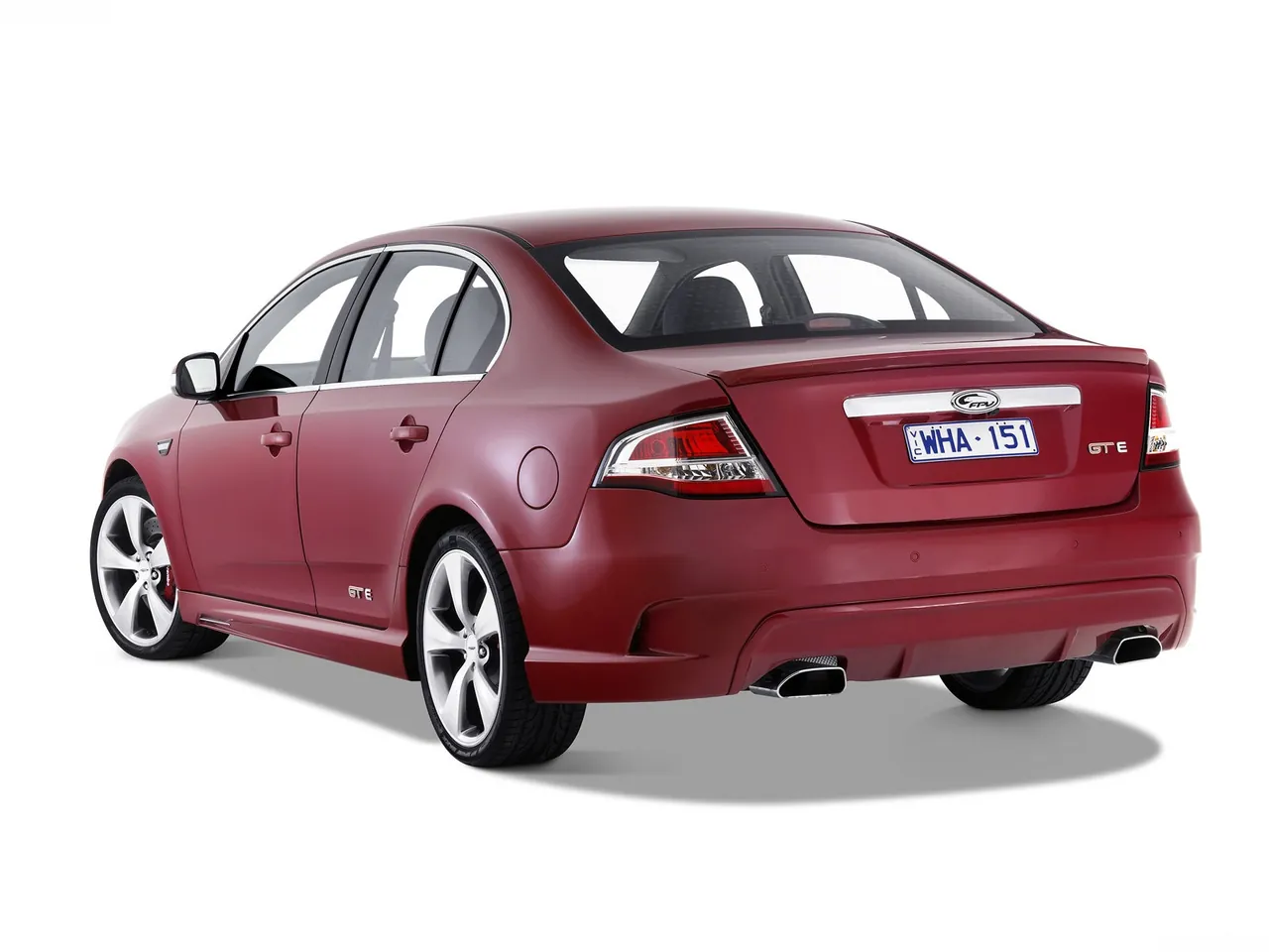 FPV GT-E (2008) – zadní tříčtvrteční pohled