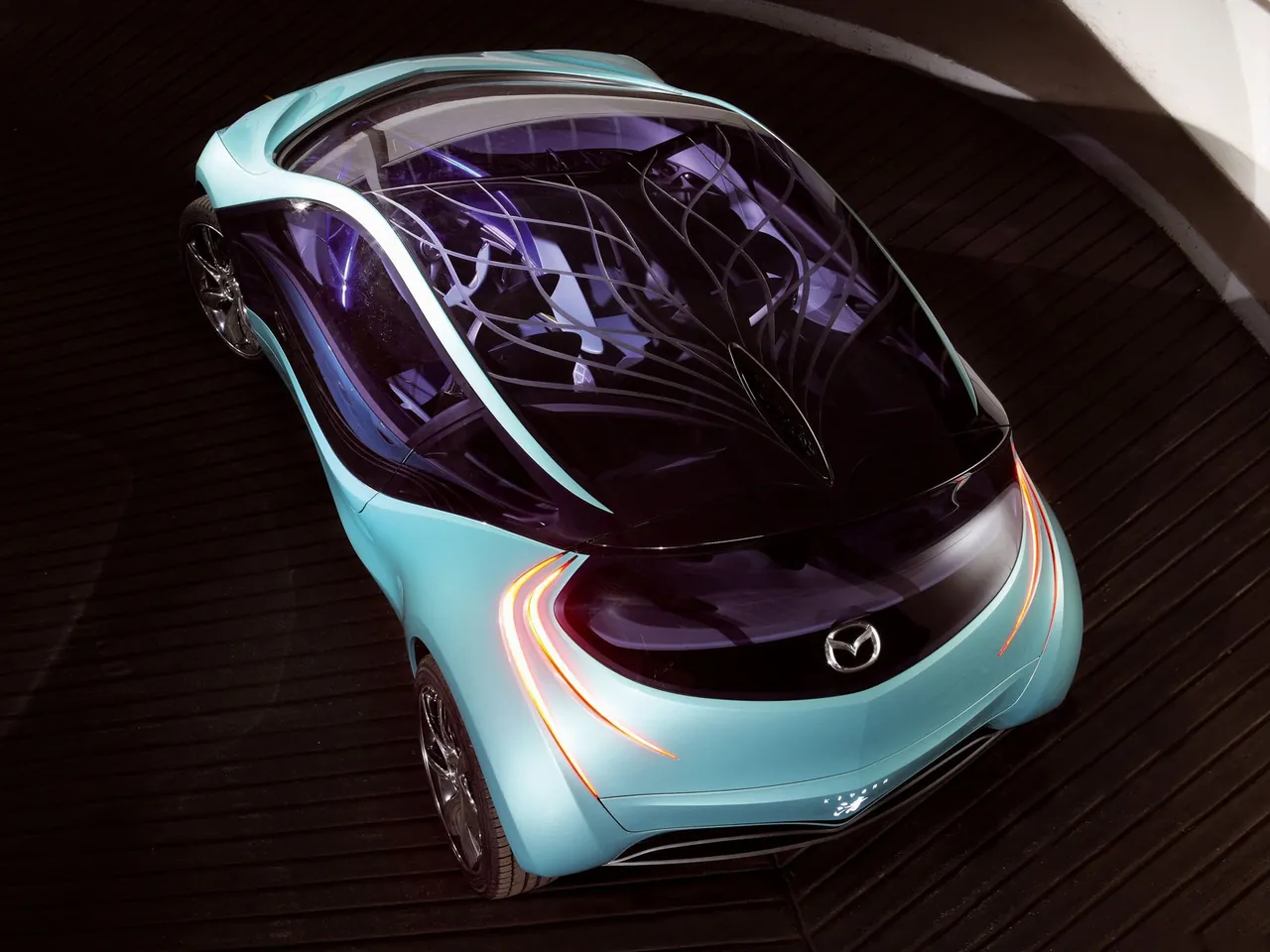 Mazda Kiyora Concept (2008) – zadní tříčtvrteční pohled