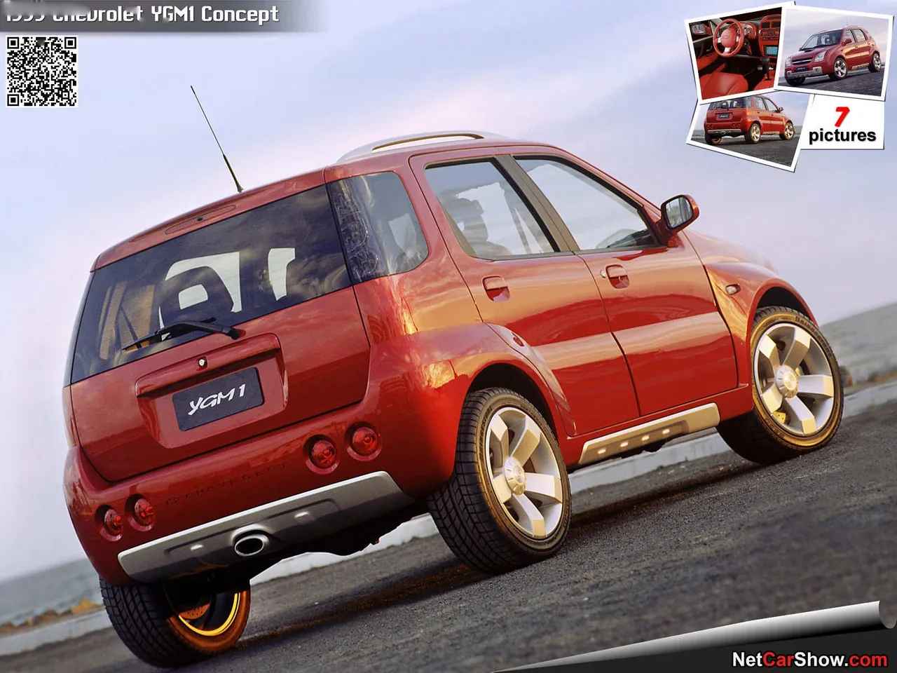 Chevrolet YGM1 Concept (1999) – zadní tříčtvrteční pohled