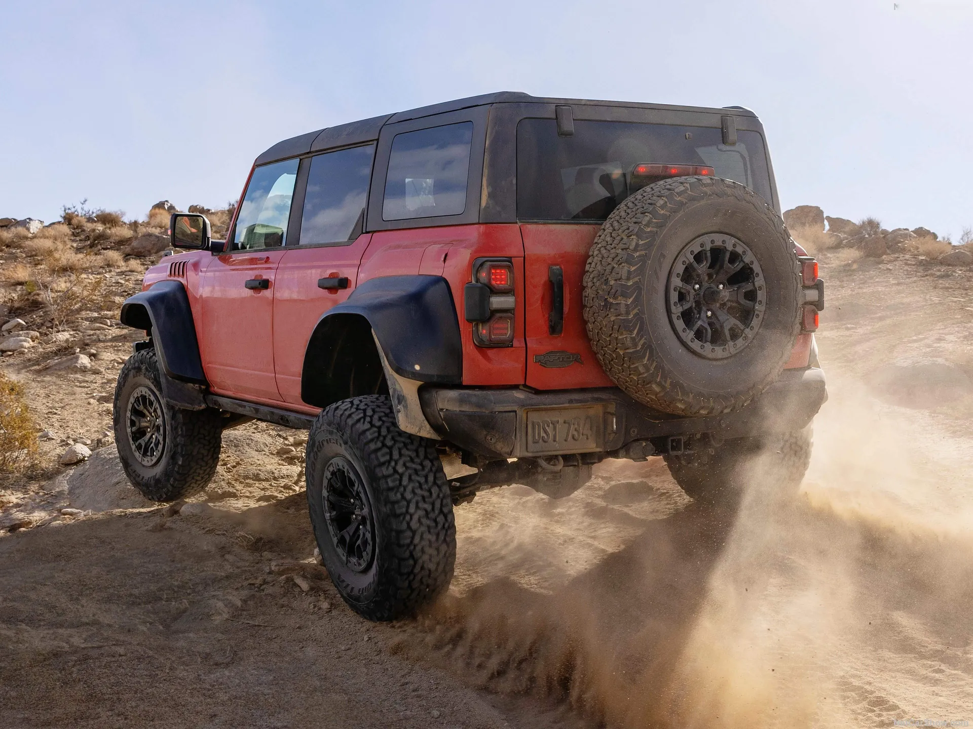 Ford Bronco Raptor (2022) – zadní tříčtvrteční pohled