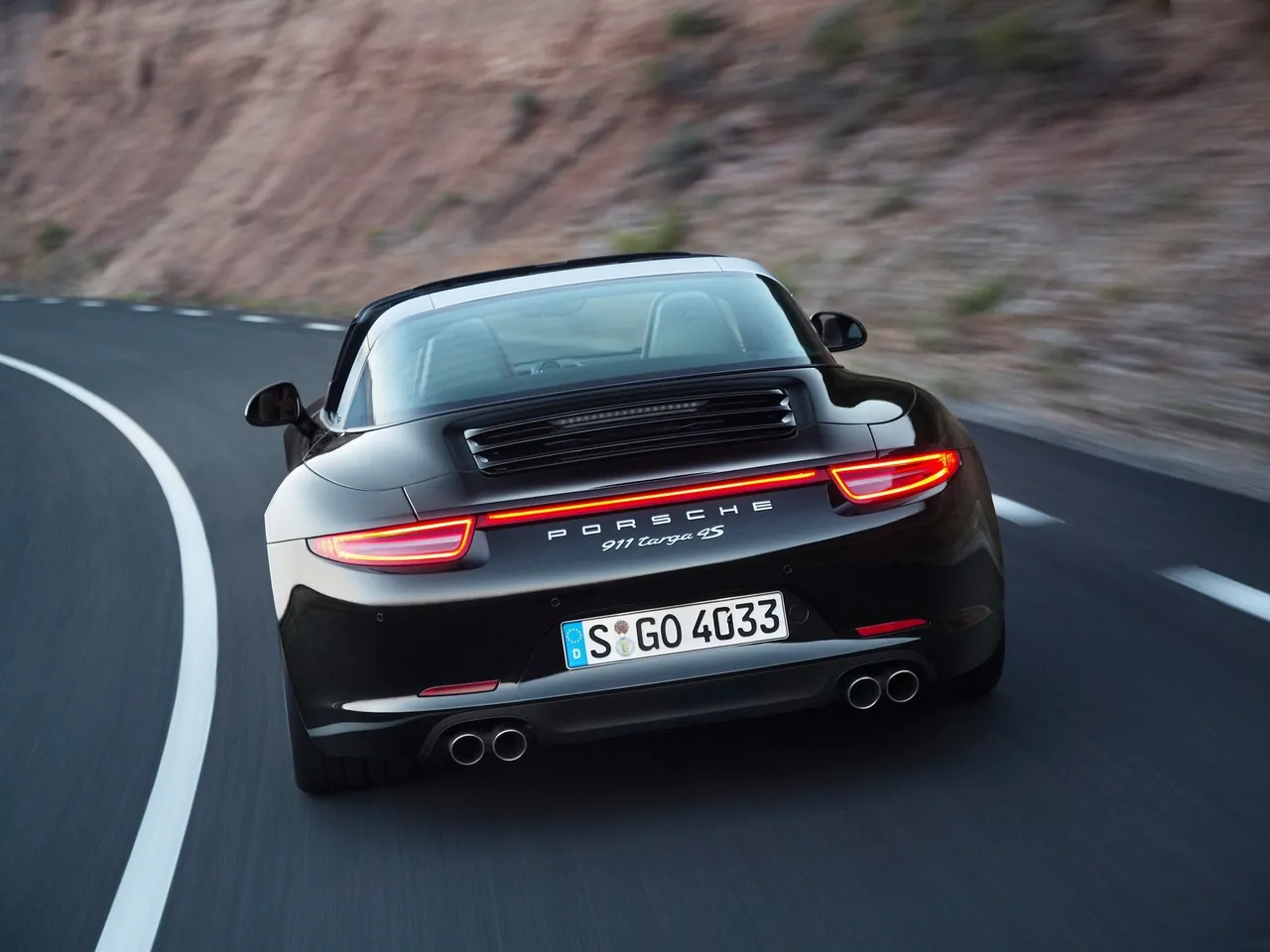 Porsche 911 Targa (2015) – zezadu