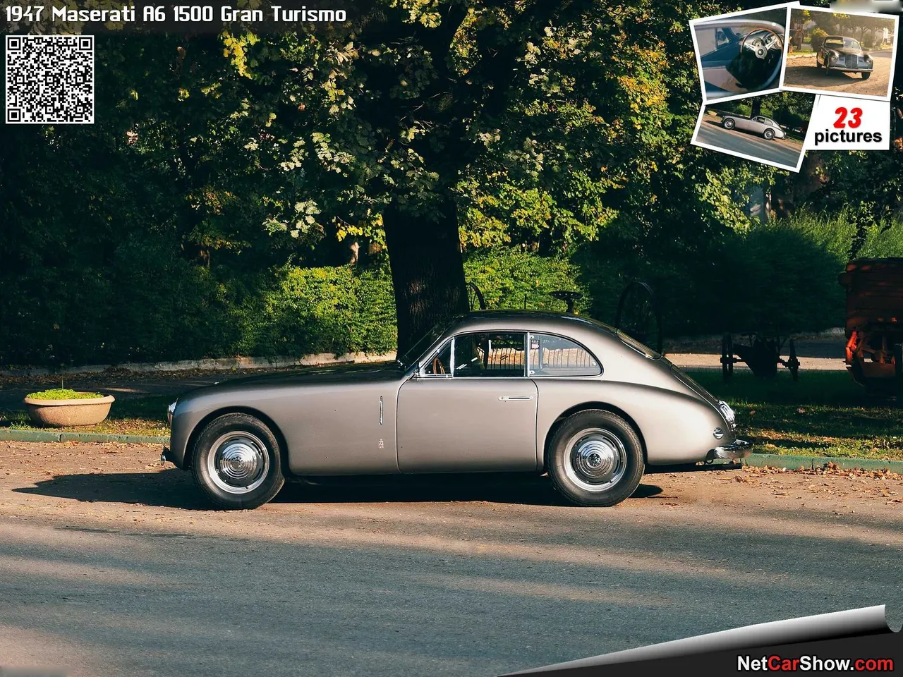 Maserati A6 1500 Gran Turismo (1947) – boční profil