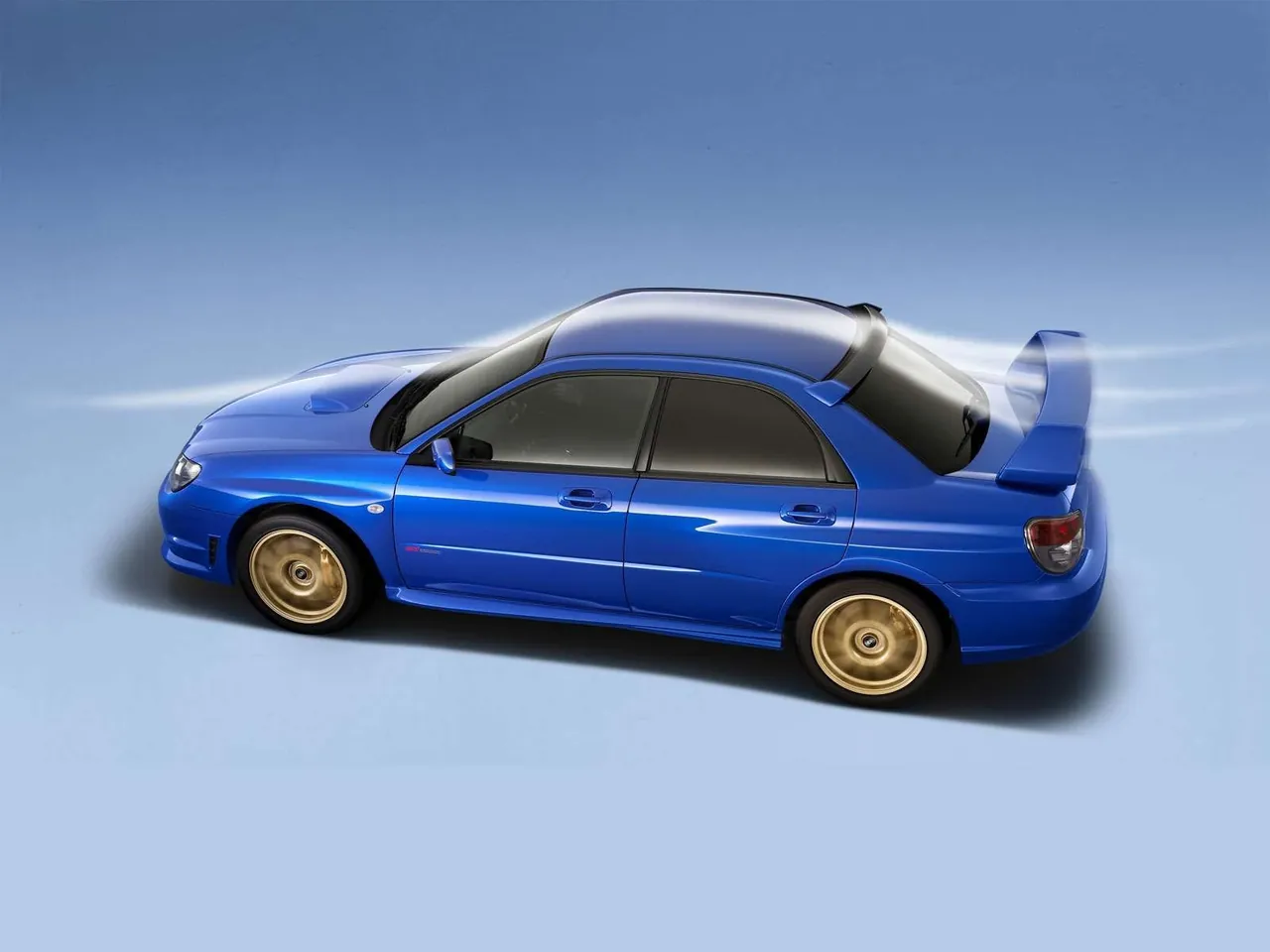 Subaru Impreza WRX STI (2006) – boční profil
