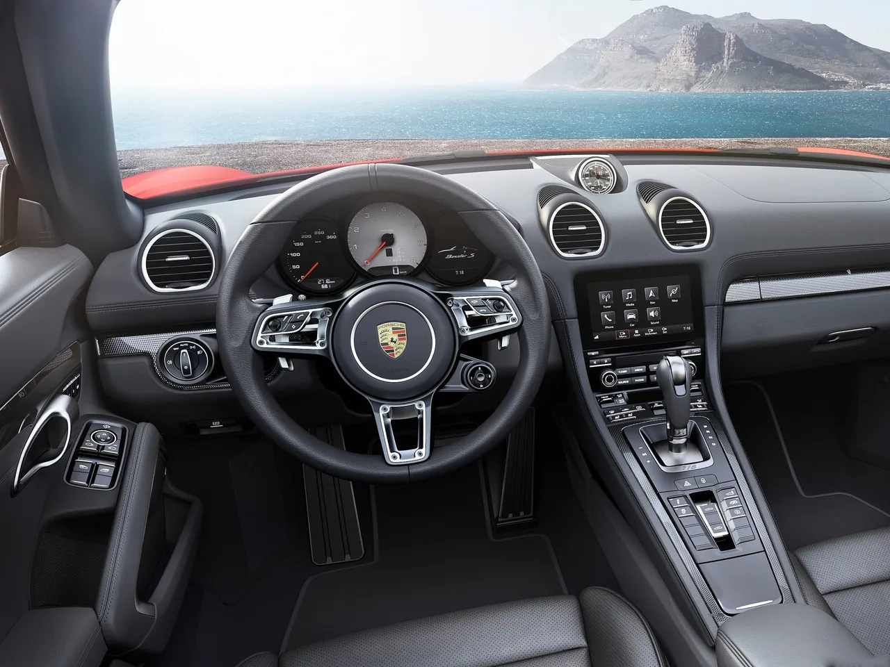 Porsche 718 Boxster (2017) – interiér