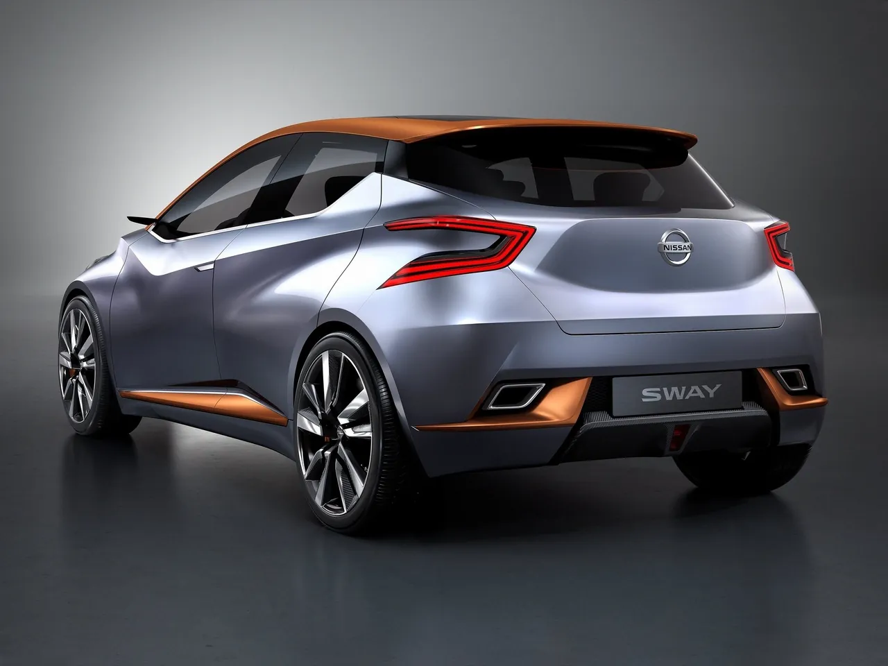 Nissan Sway Concept (2015) – zadní tříčtvrteční pohled