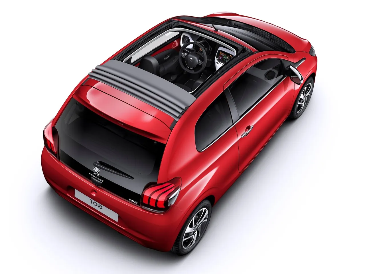 Peugeot 108 (2015) – zadní tříčtvrteční pohled