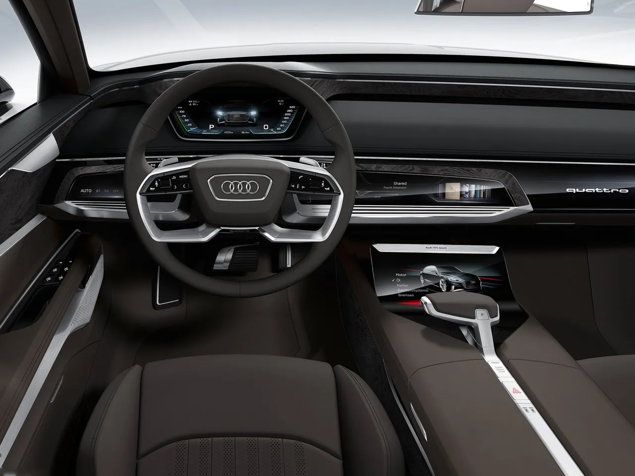 Audi Prologue Avant Concept (2015) – interiér