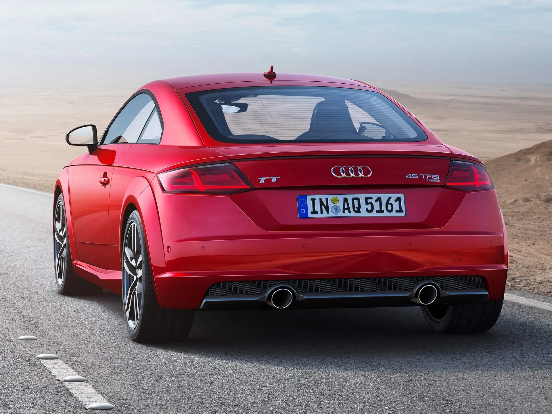 Audi TT Coupe (2019) – zadní tříčtvrteční pohled