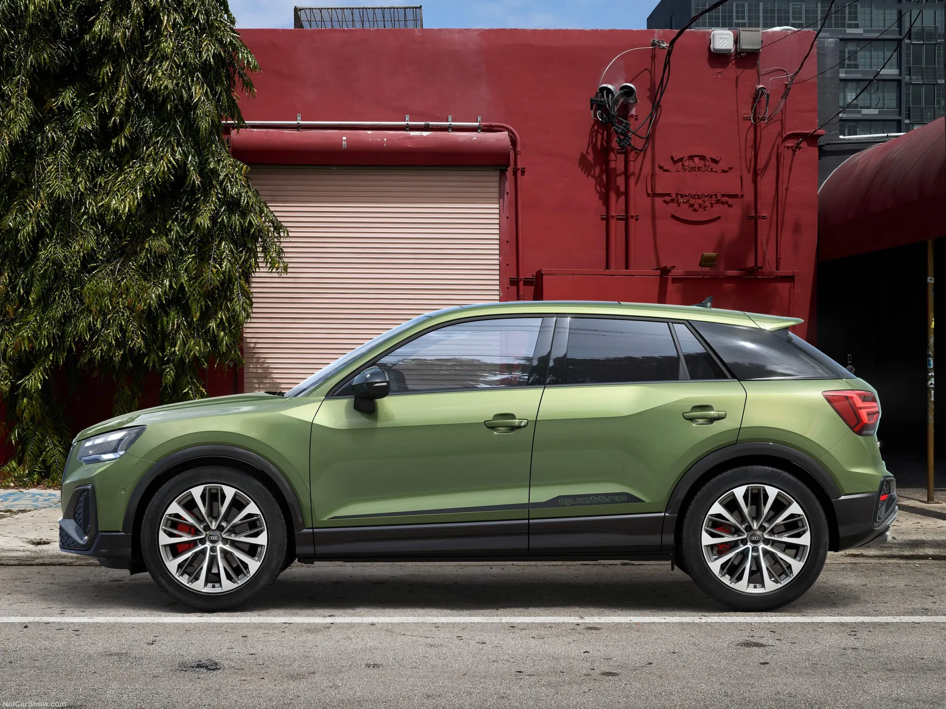 Audi SQ2 (2021) – boční profil