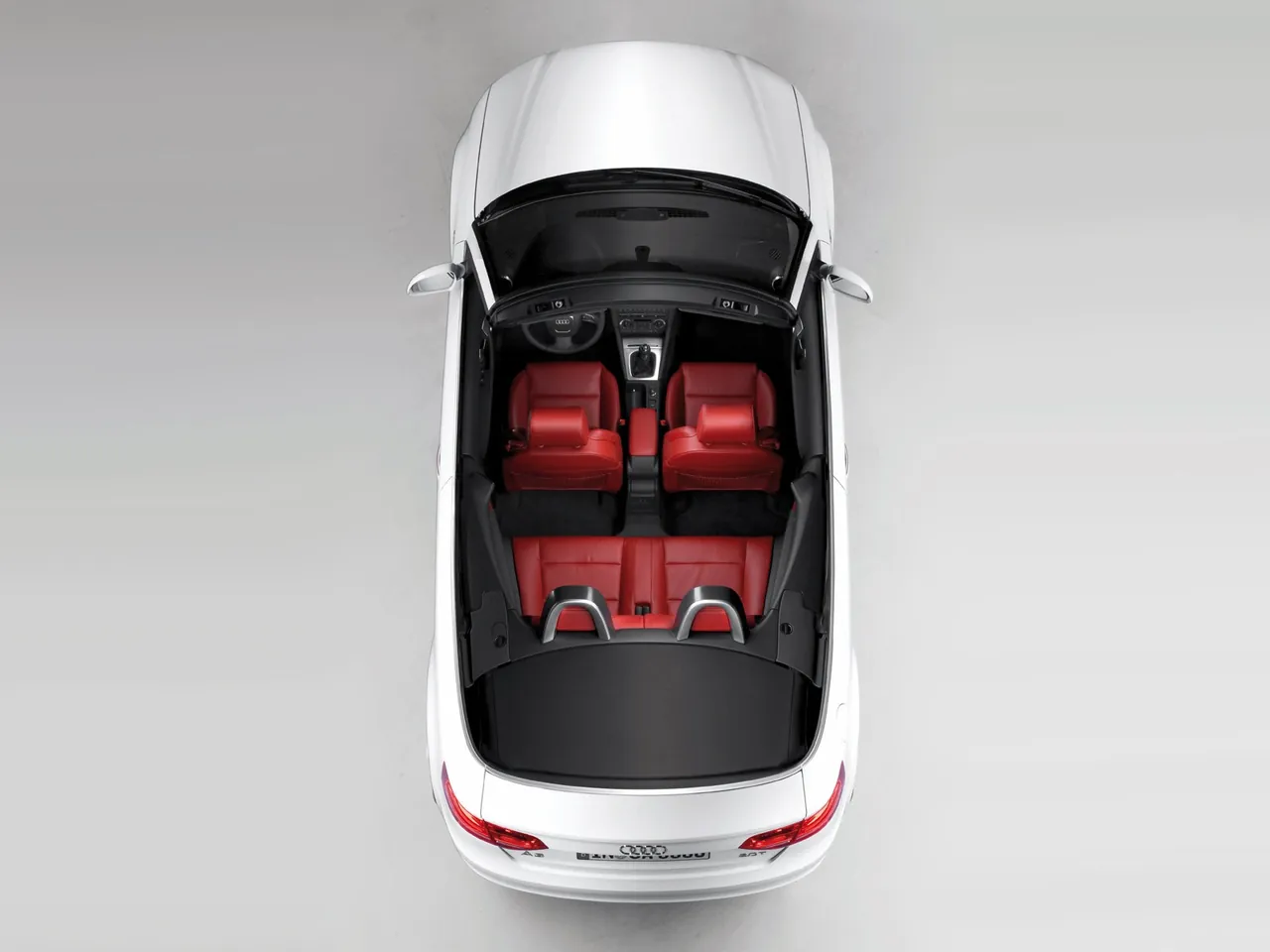 Audi A3 Cabriolet (2008) – pohled shora