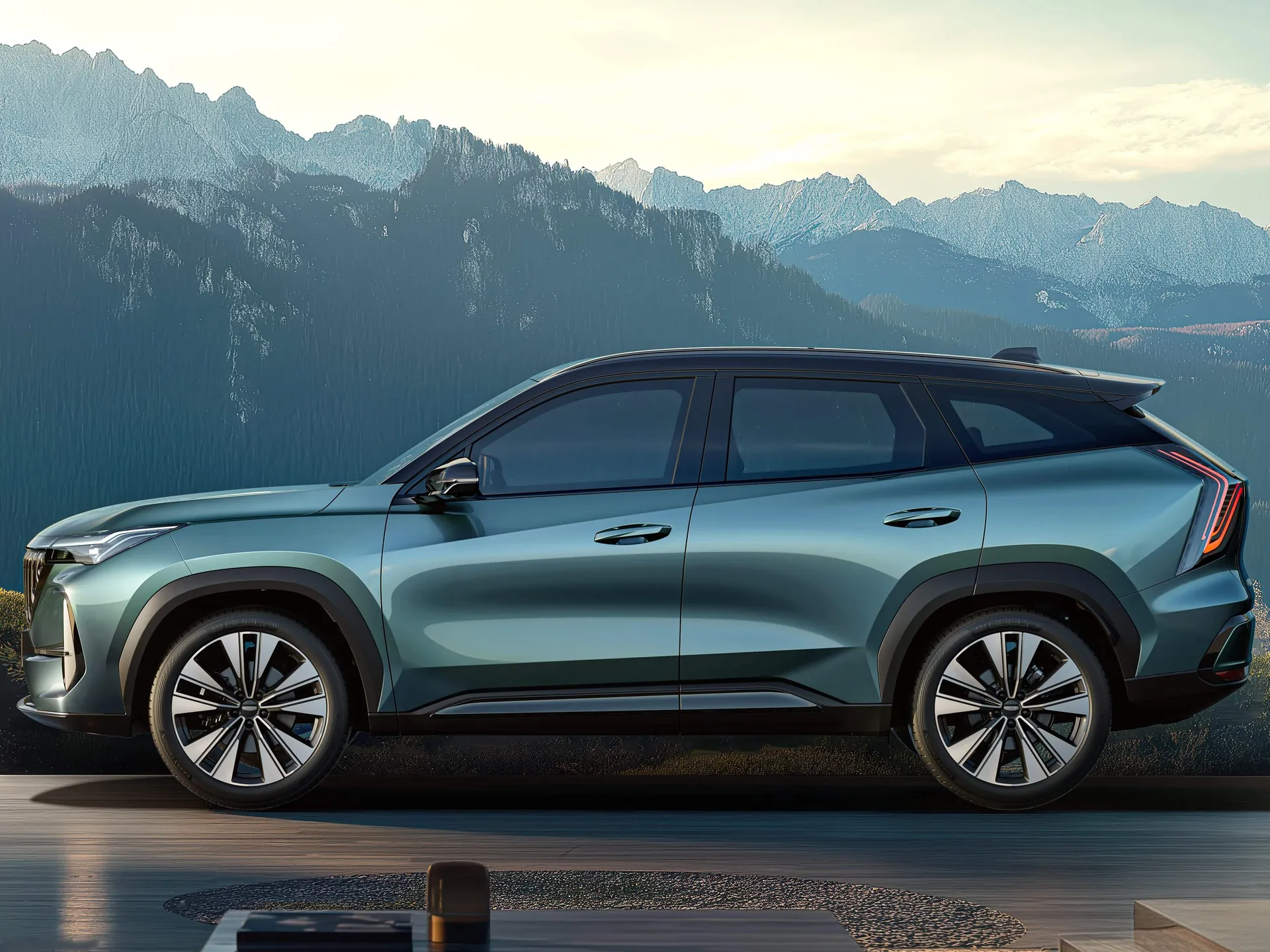 Geely Boyue L (2026) – boční profil