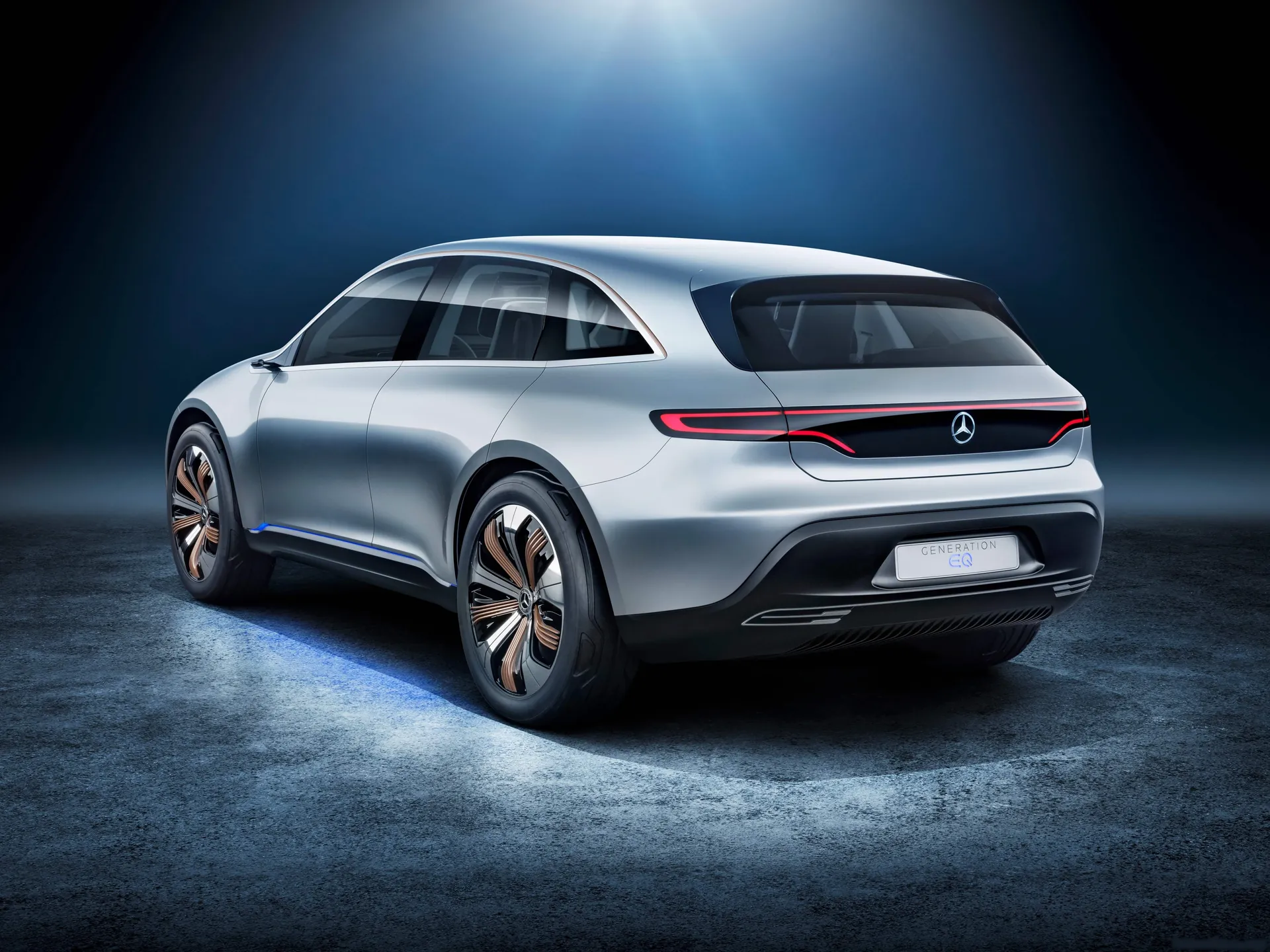 Mercedes-Benz Generation EQ Concept (2016) – zadní tříčtvrteční pohled