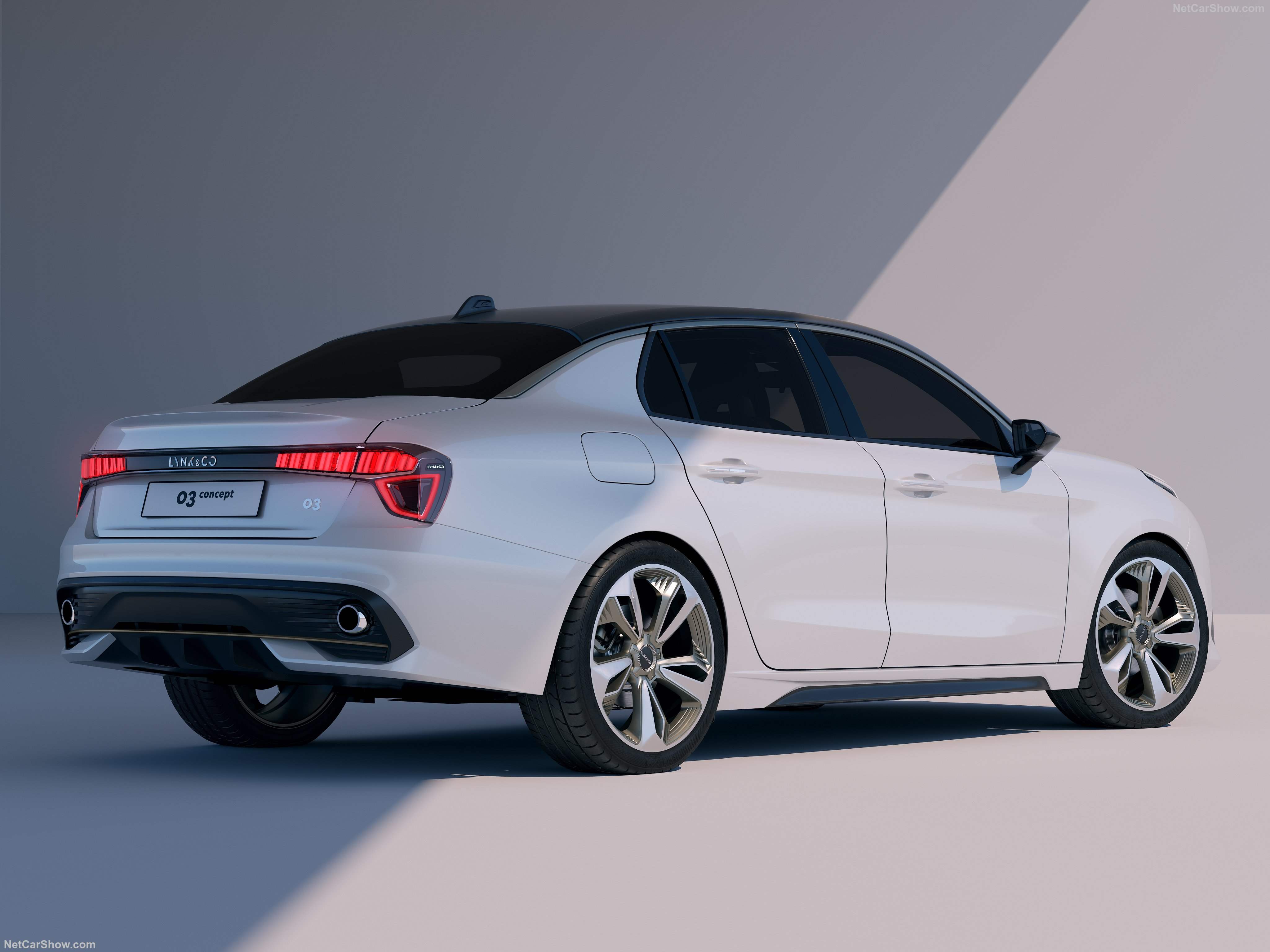 Lynk Co 03 Concept (2017) – zadní tříčtvrteční pohled