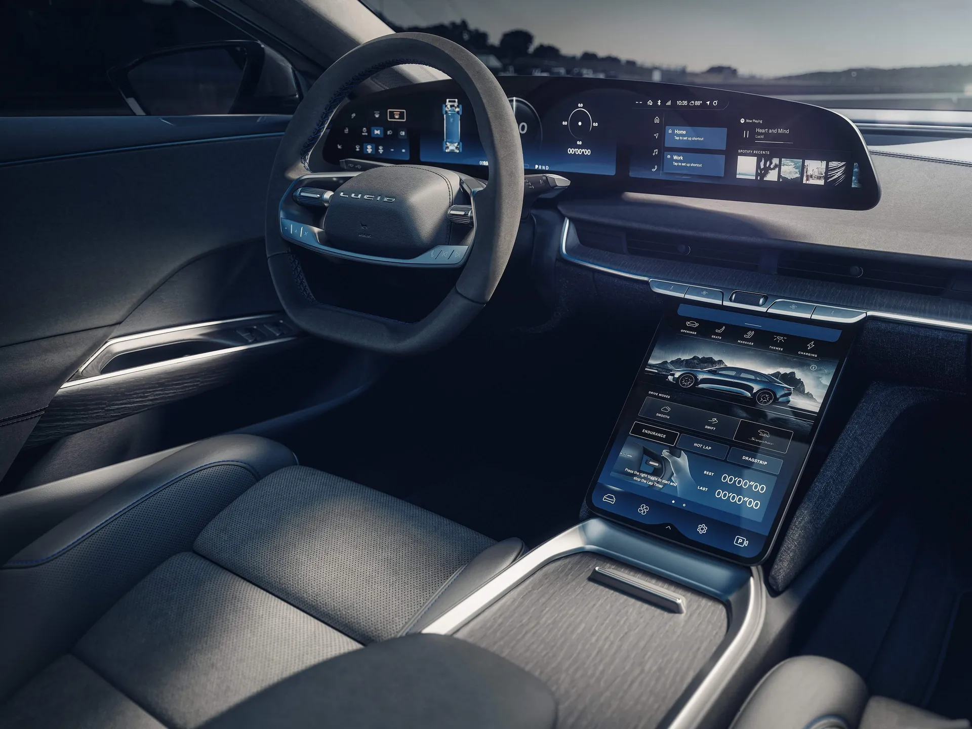 Lucid Air Sapphire (2023) – interiér