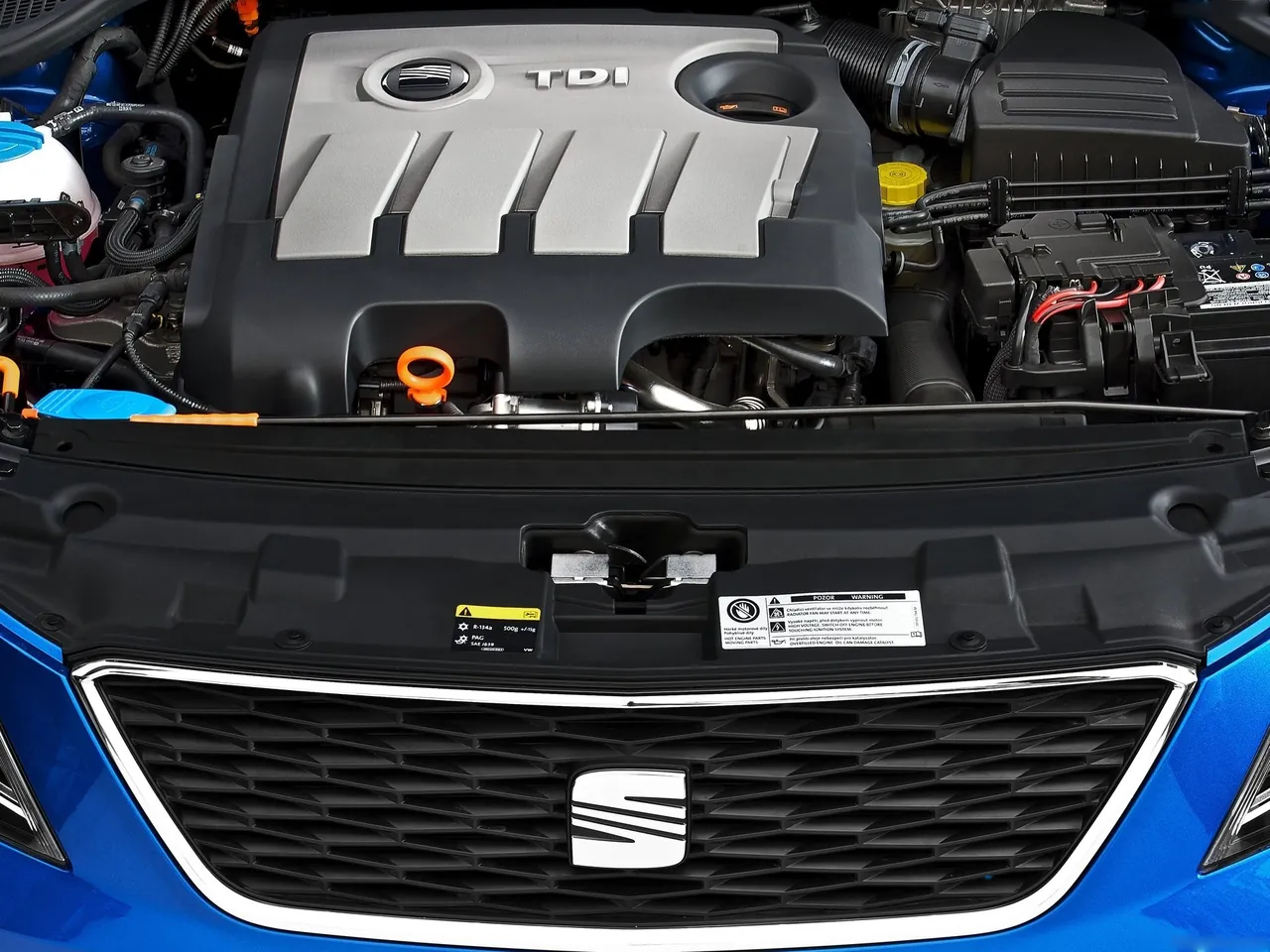 Seat Toledo (2013) – motorový prostor