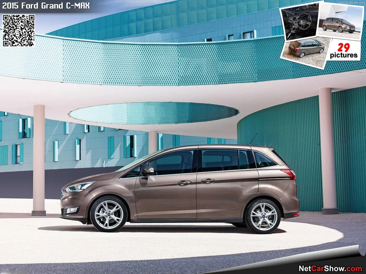 Ford Grand C-MAX (2015) – boční profil