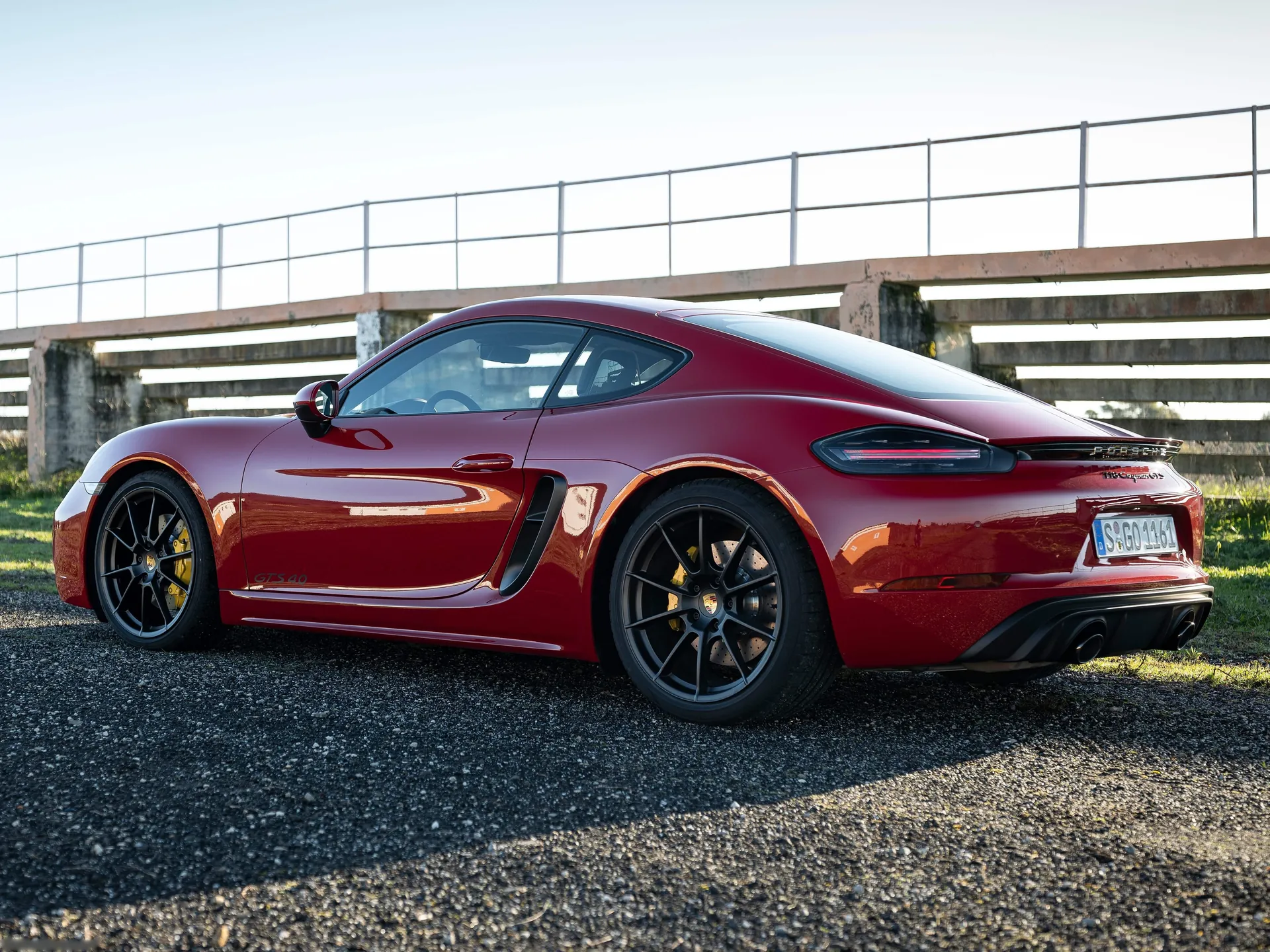Porsche 718 Cayman GTS 4.0 (2020) - Rear Three-Quarter