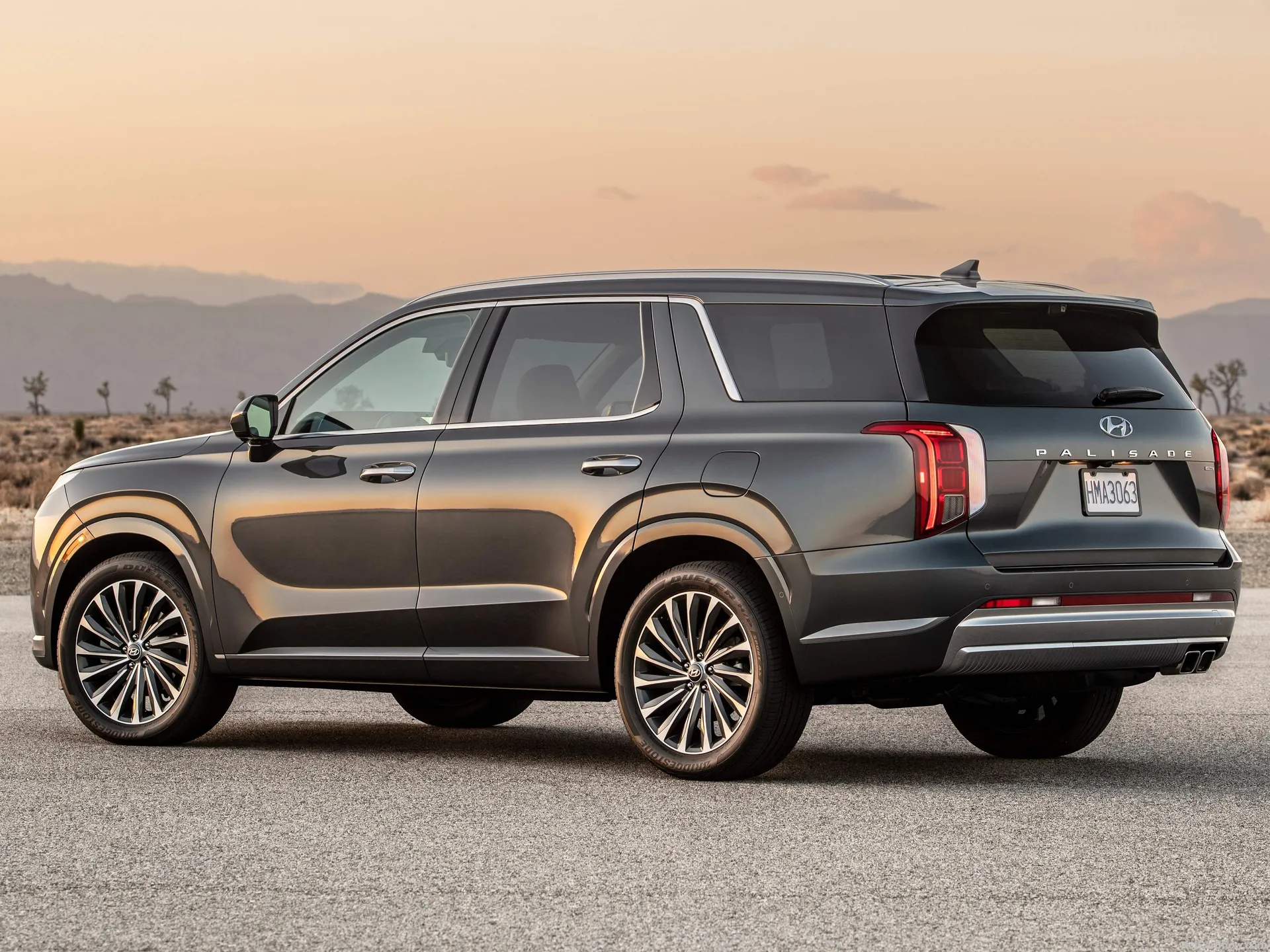 Hyundai Palisade (2023) - Rear Three-Quarter