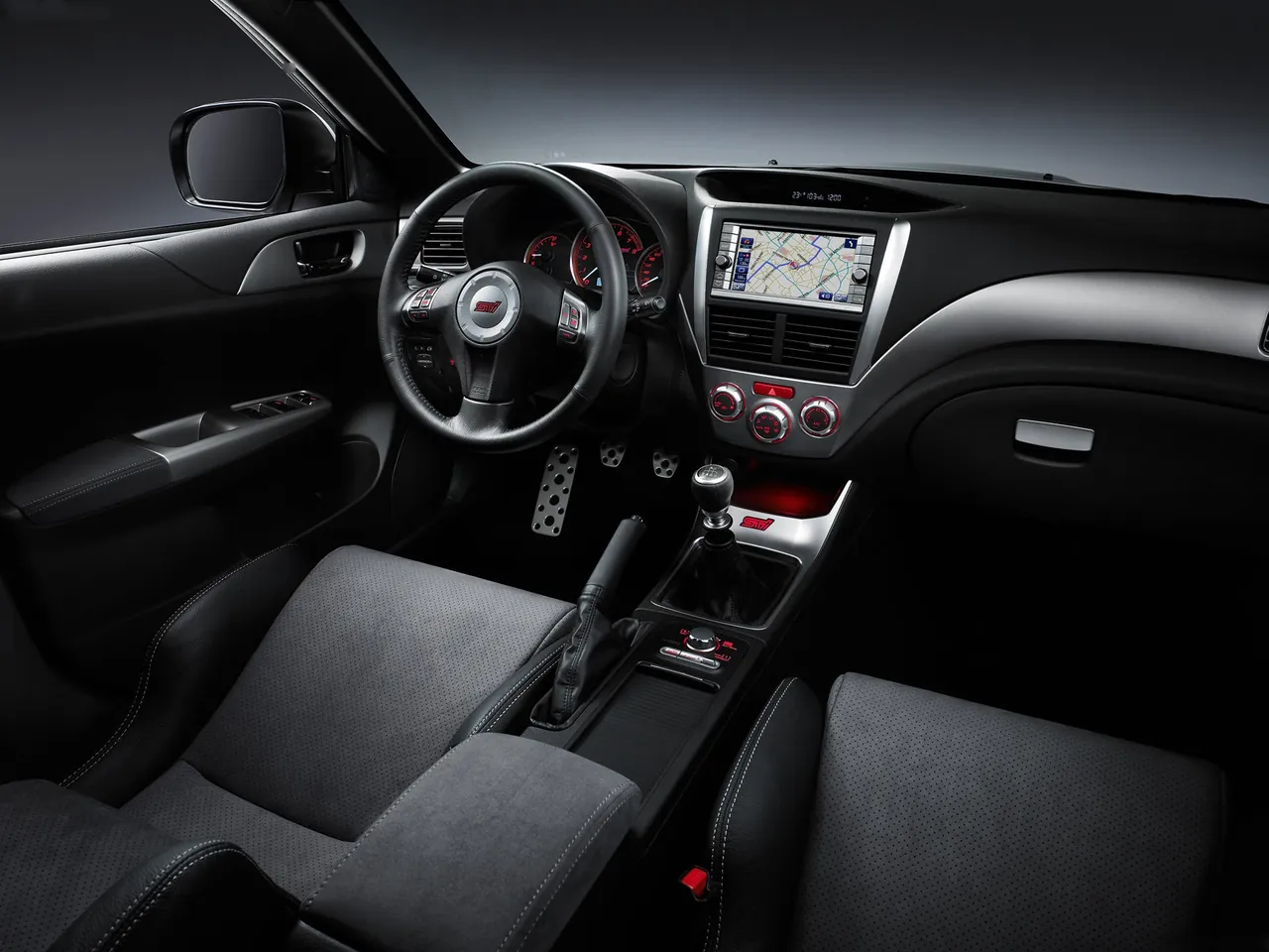 Subaru Impreza WRX STi (2008) – interiér