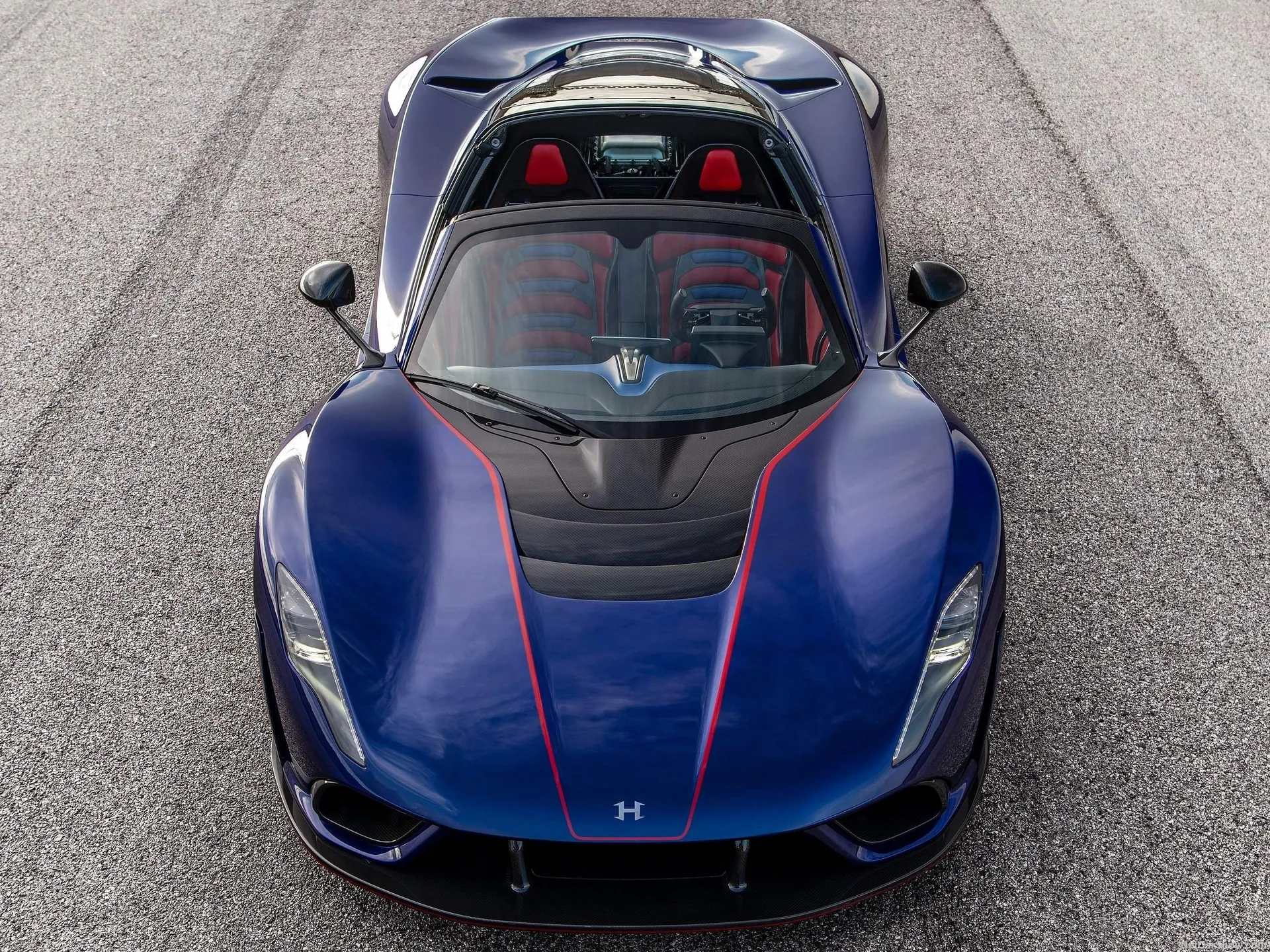 Hennessey Venom F5 Roadster (2023) – zepředu