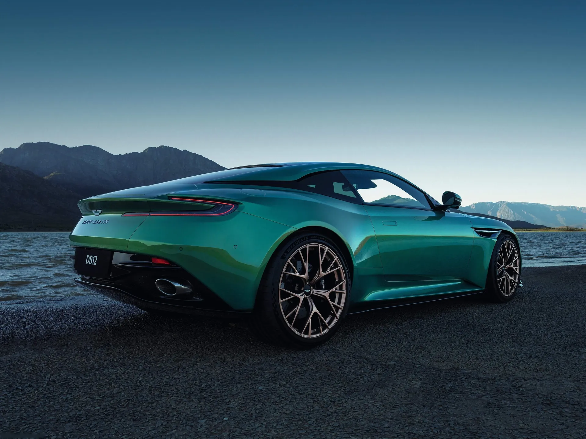 Aston Martin DB12 (2024) - Rear Three-Quarter