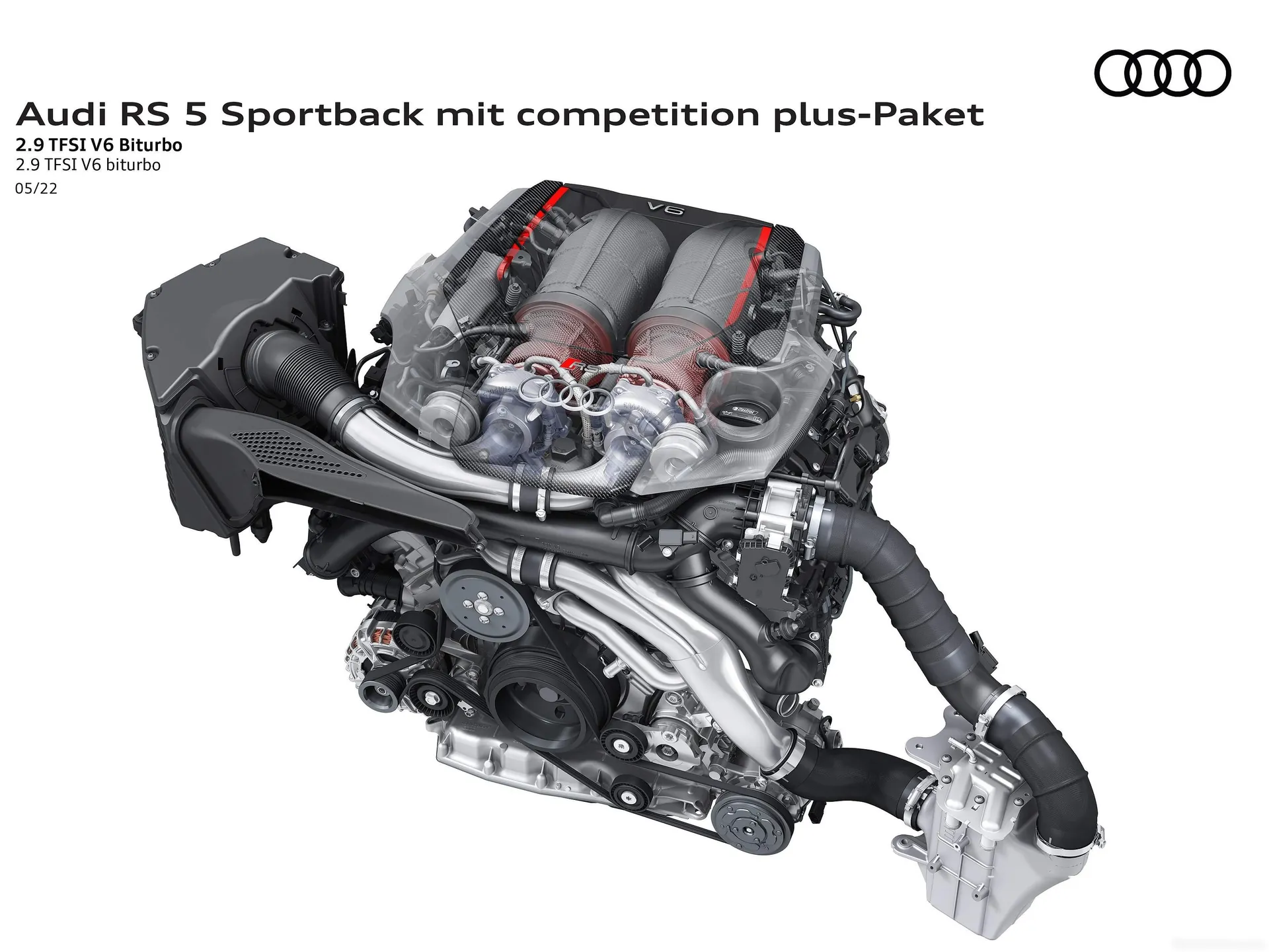 Audi RS5 Sportback competition plus (2023) – motor