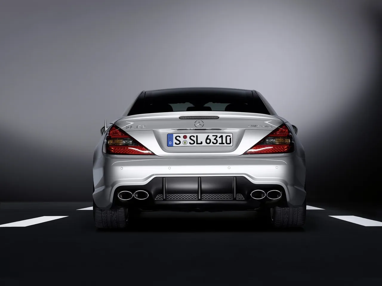Mercedes-Benz SL63 AMG (2009) - Rear